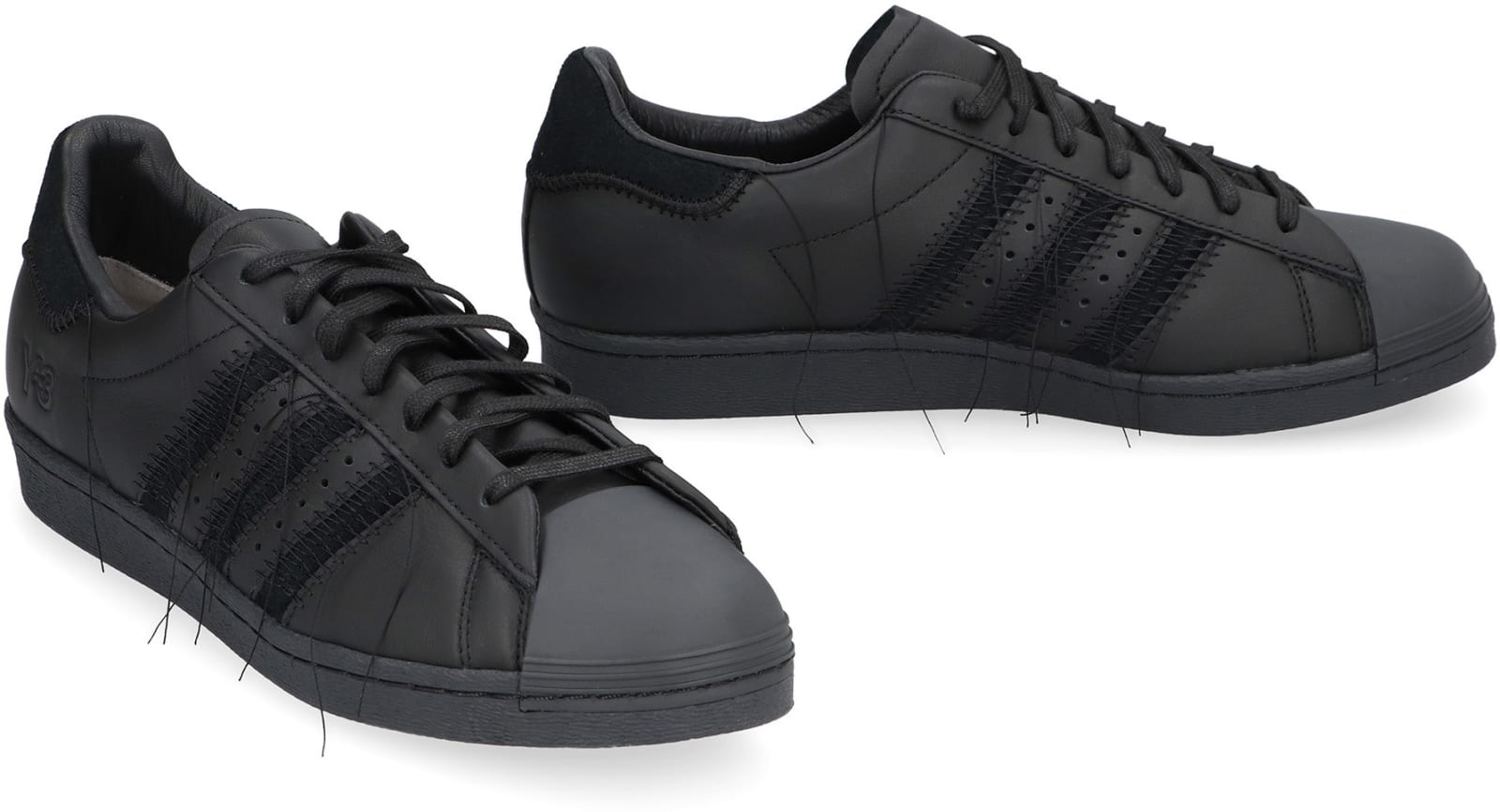 Y-3 Superstar Sneakers In Black