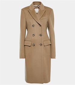 Shop Sportmax Morgana Double Breasted Coat In Brown
