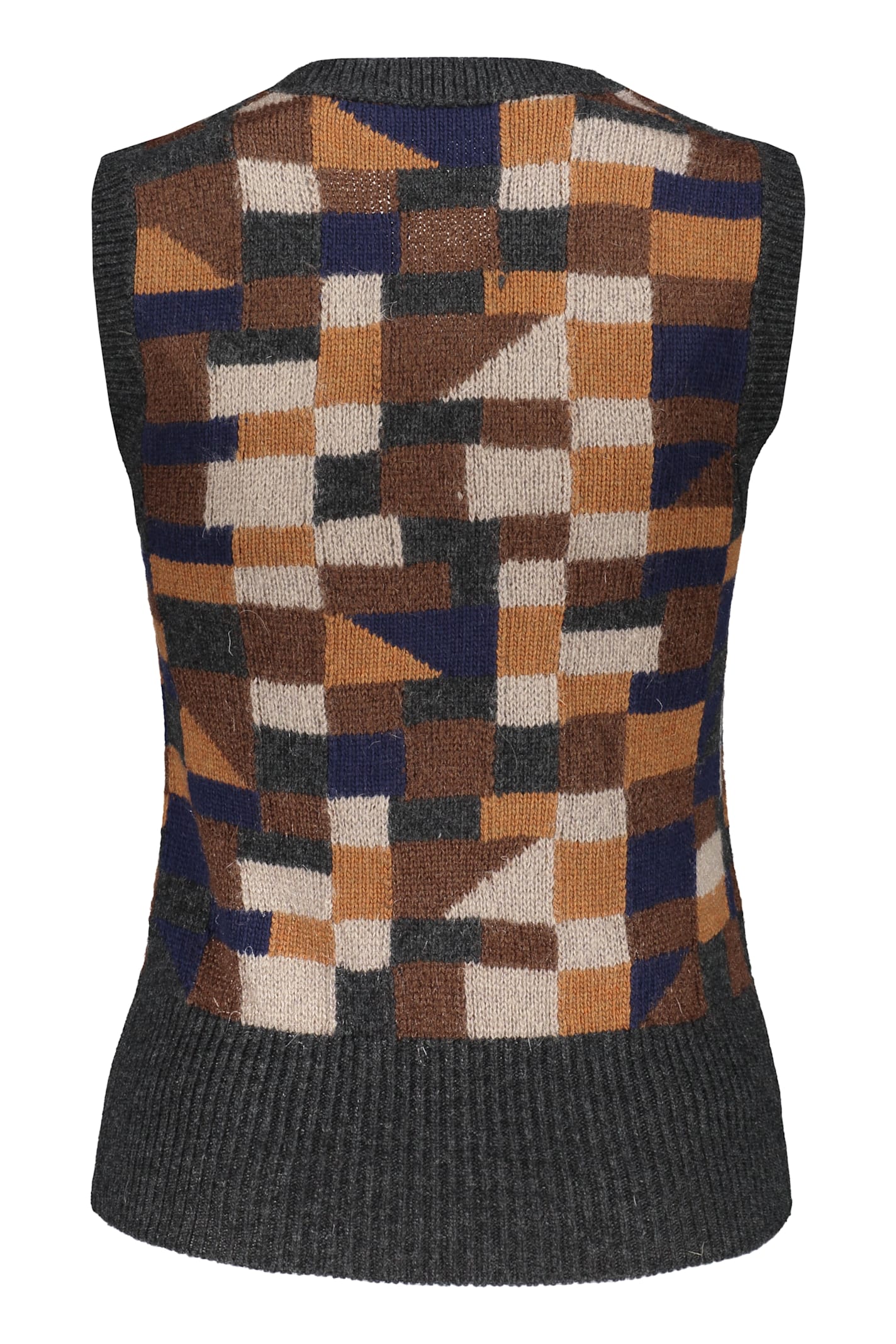 ETRO WOOL BLEND VEST 