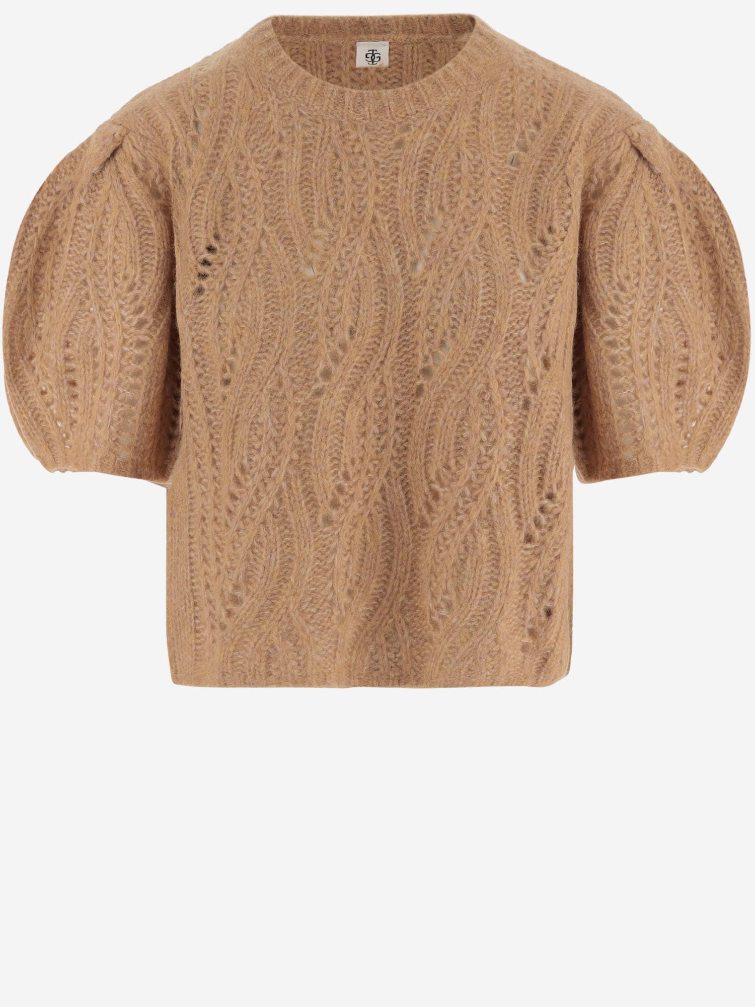 The Garment Wool Blend Sweater With Voluminous Sleeves In Blue