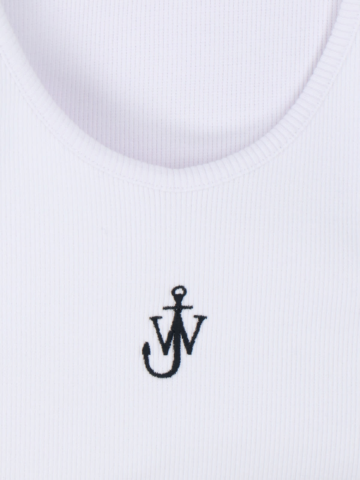 Shop Jw Anderson Logo Tank Top In White