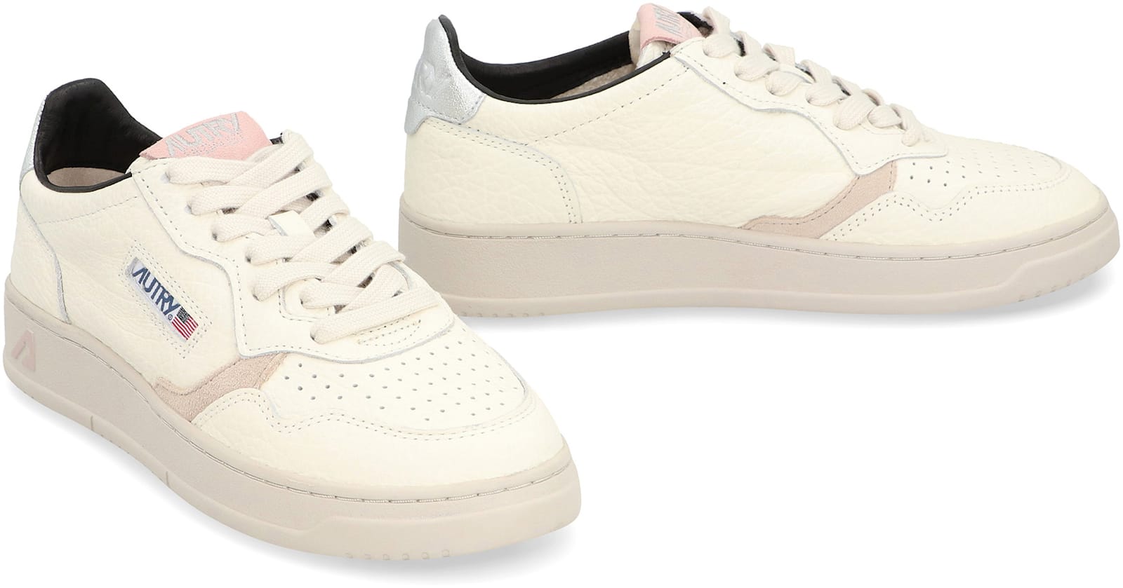 Autry Medalist Elephant Low-top Sneakers In White