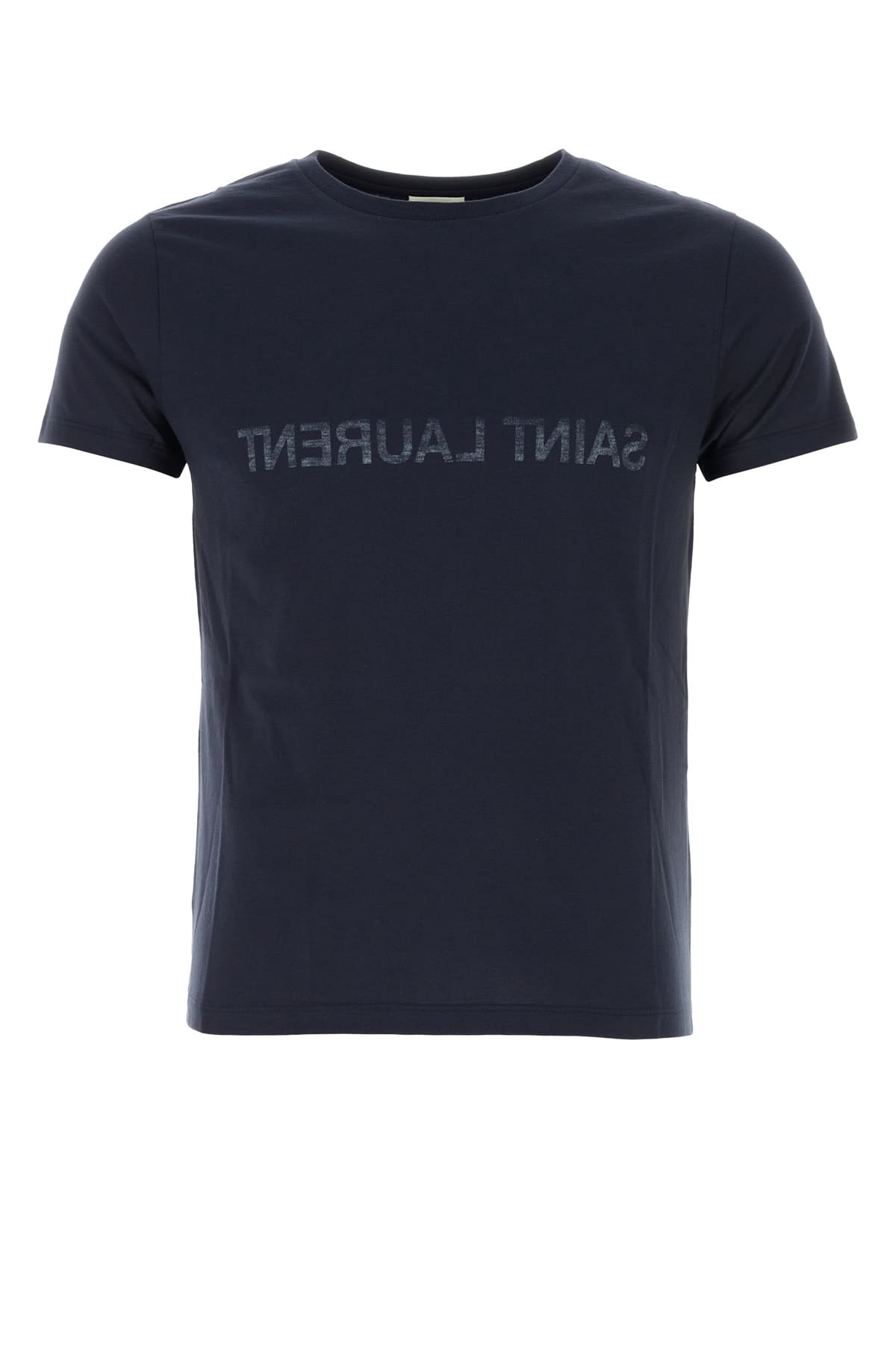 Shop Saint Laurent T-shirt In Marinenaturel