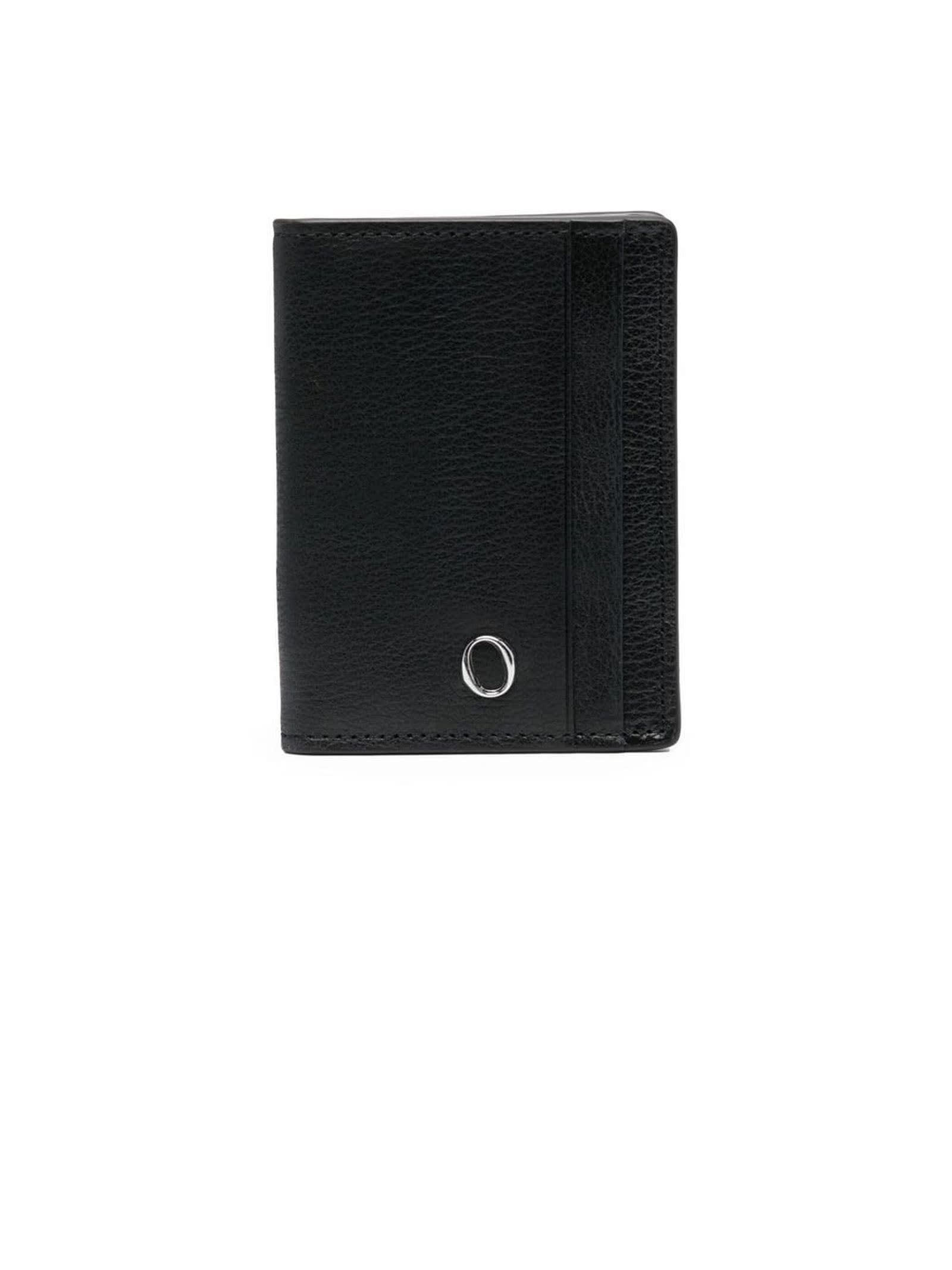 Micron Hinge Opening Leather Card Holder