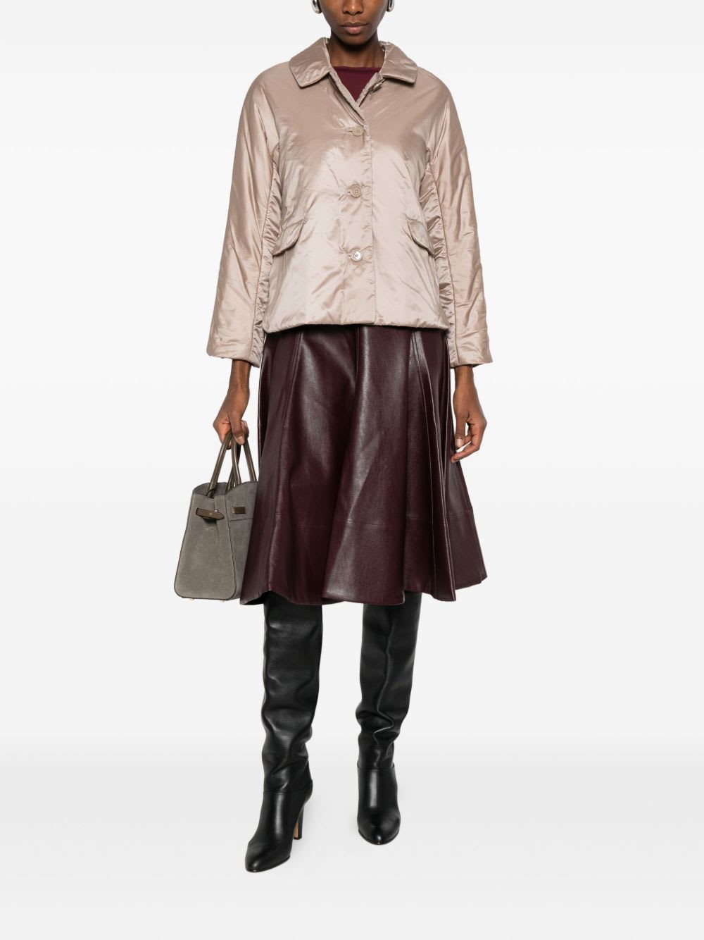 Max Mara The Cube Max Mara Quilted Jacket In Neutral