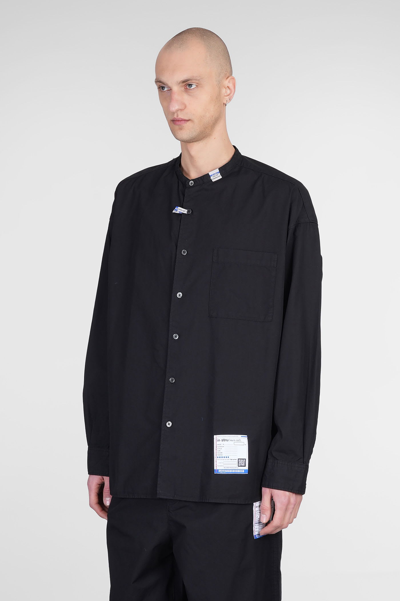 Miharayasuhiro Shirt In Black Cotton In Black