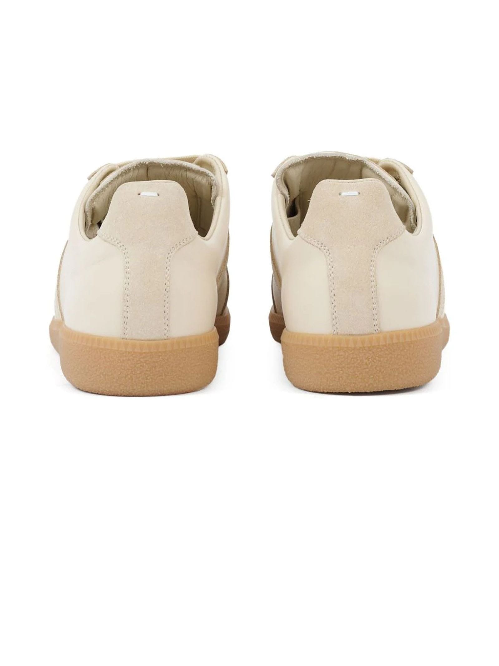 Shop Maison Margiela Sneakers Beige