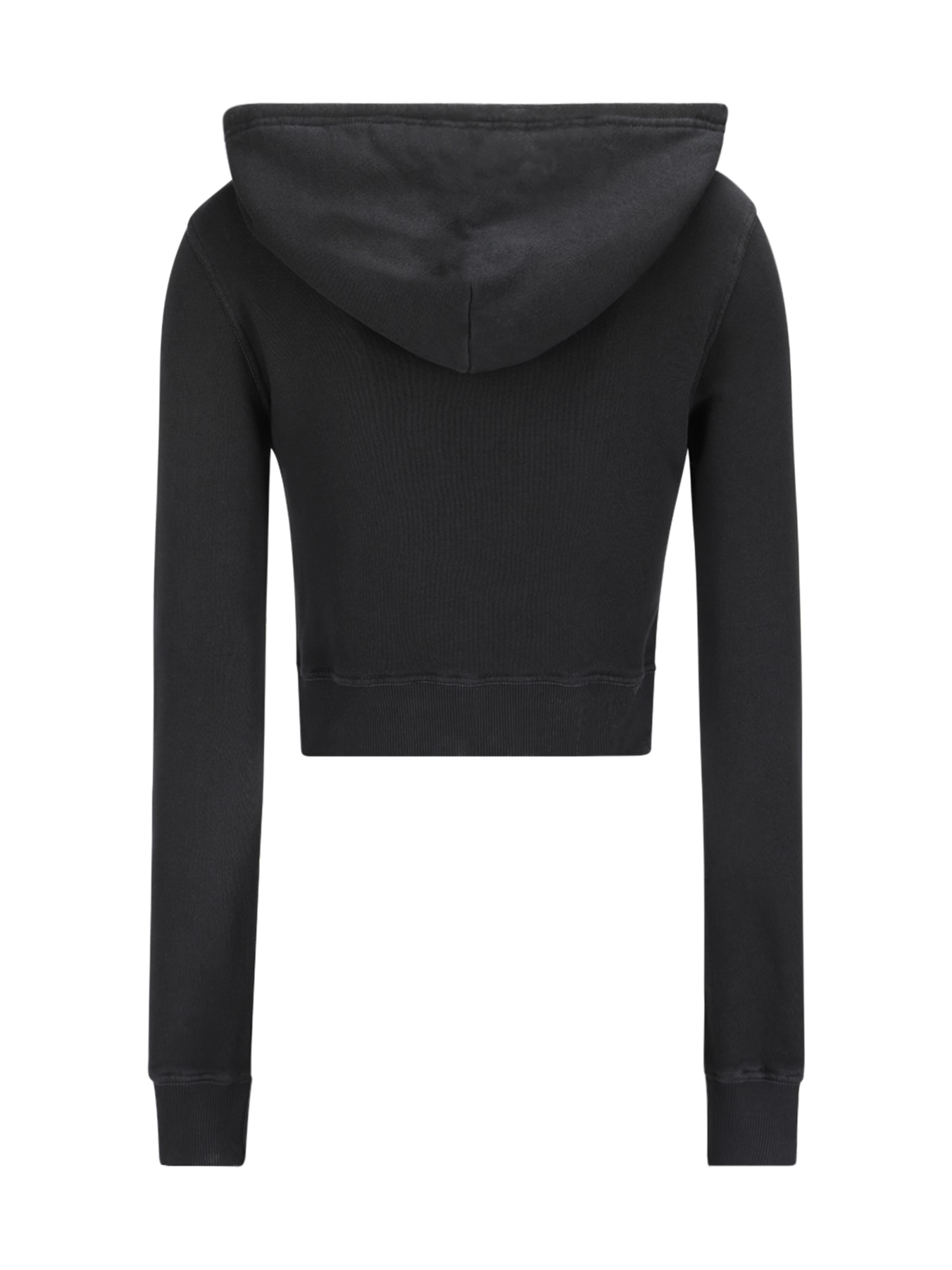 Shop Diesel Hoodie Fleece In Black