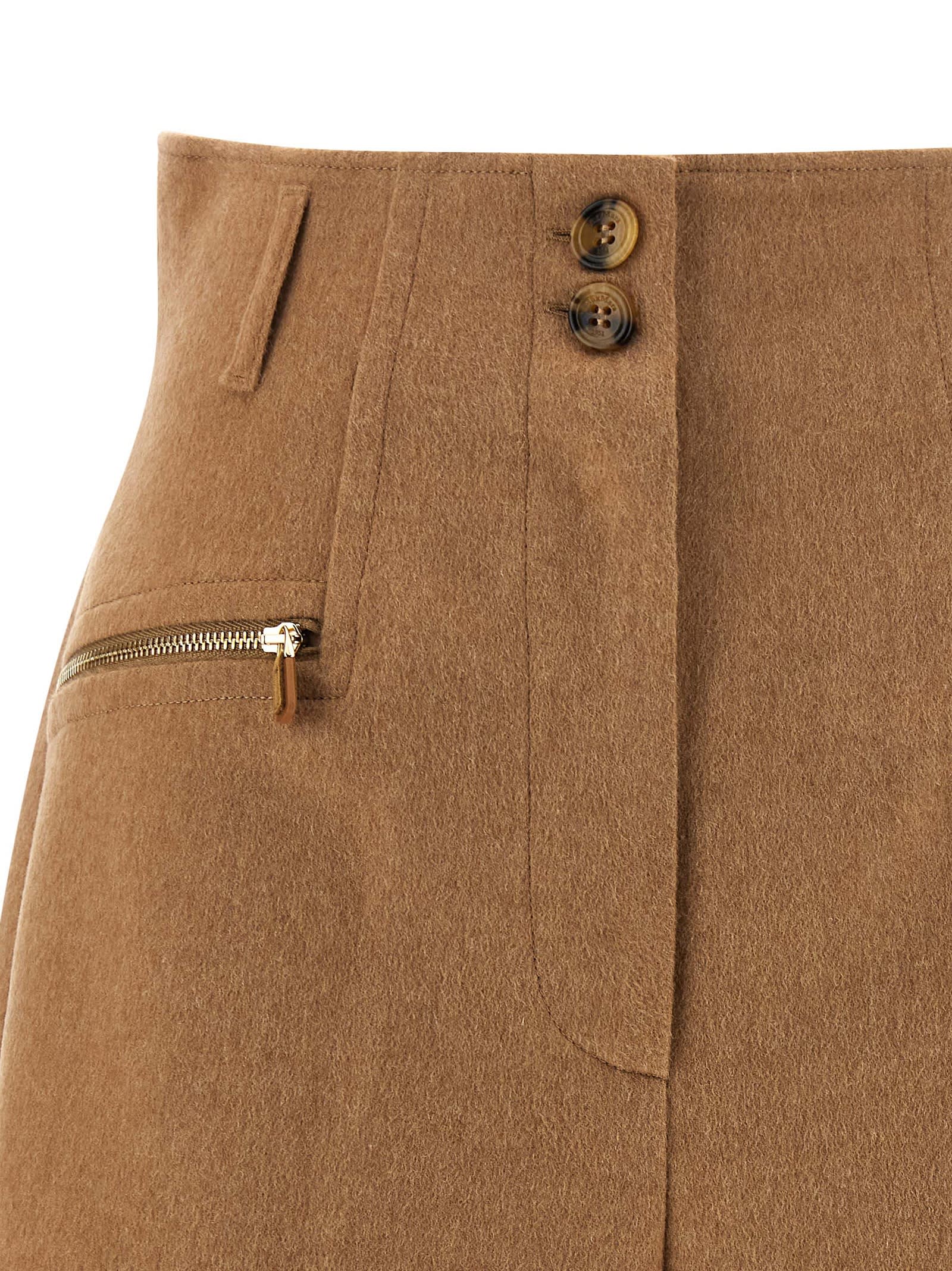 Max Mara Lola Bermuda And Short Brown In Brown