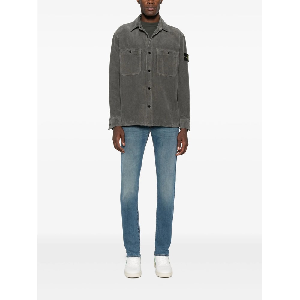 Jacob Cohen Belt Loop Jeans In Blue