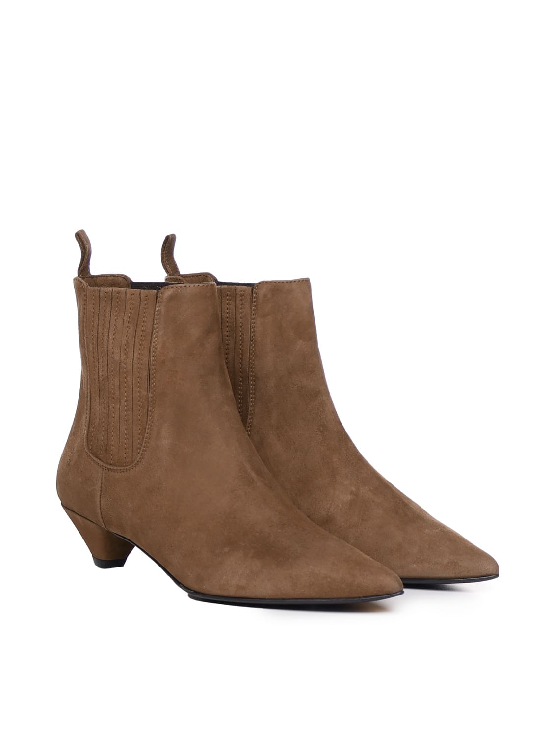 MARC ELLIS BURNT SUEDE ANKLE BOOT 