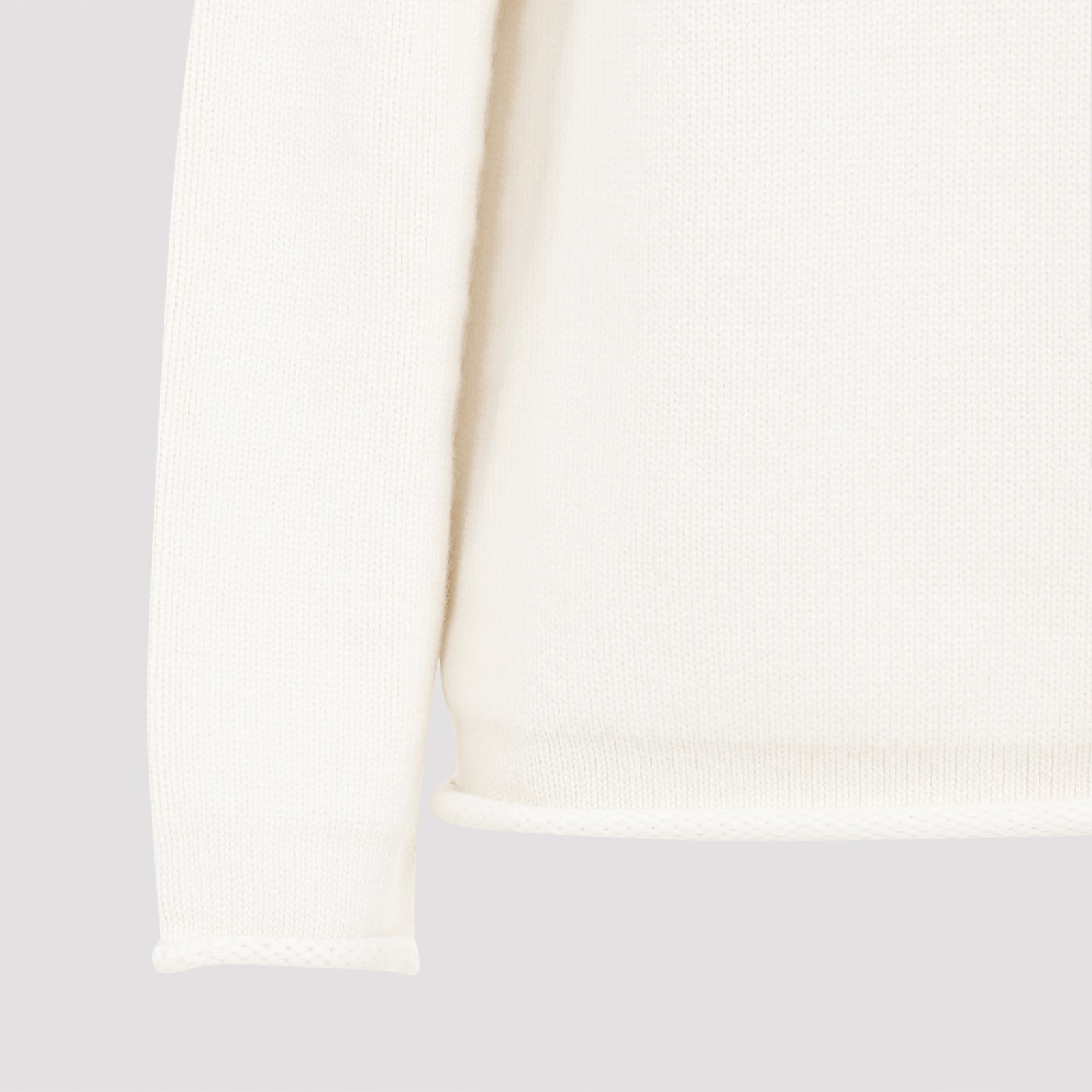 Shop Bottega Veneta Cashmere Sweater In Chalk