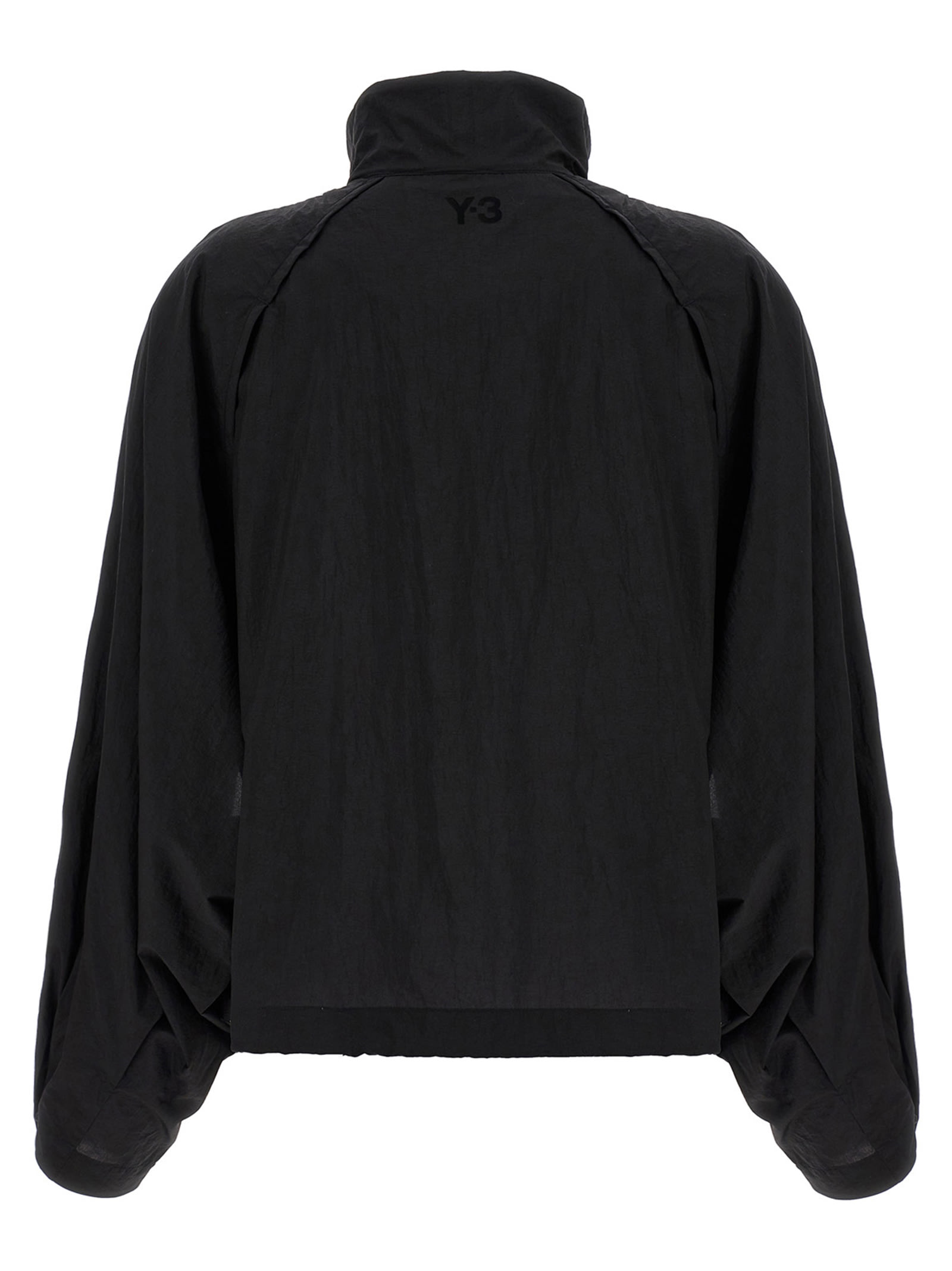 Y-3 High Collar Raglan Sleeve Sweatshirt In Black