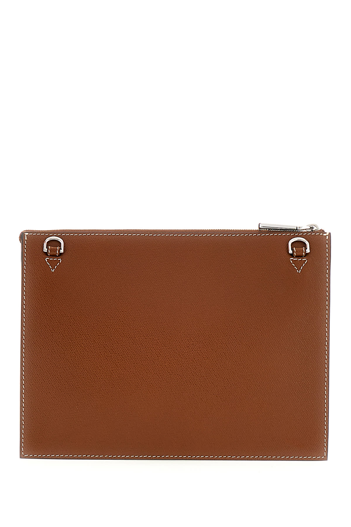 Shop Bally Brown Leather Clutch In I801p