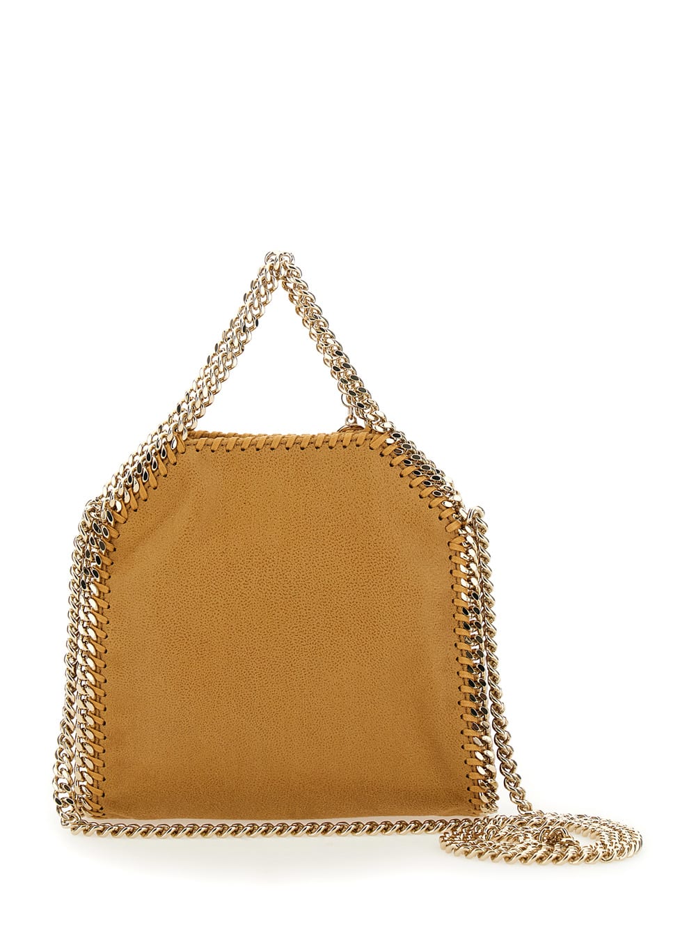Stella Mccartney Falabella Mini Tote Bag In Brown