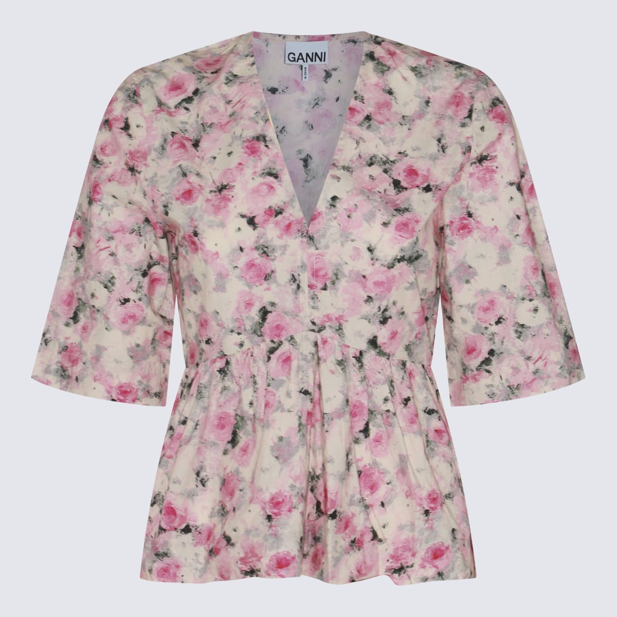 Orchid Smoke Cotton Floral Shirt