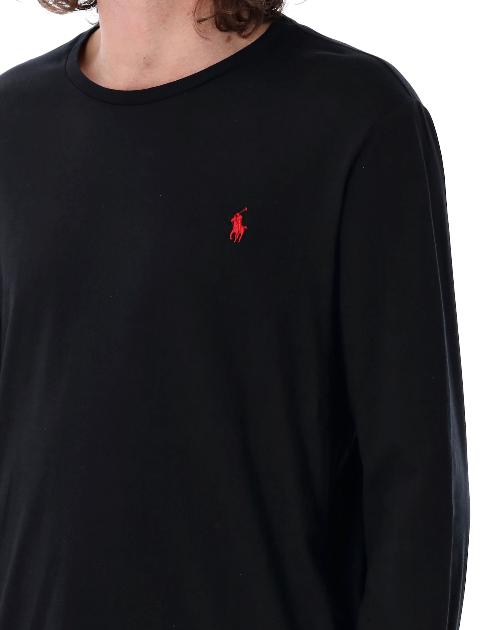 Polo Ralph Lauren Classic Long-sleeve T-shirt In Black