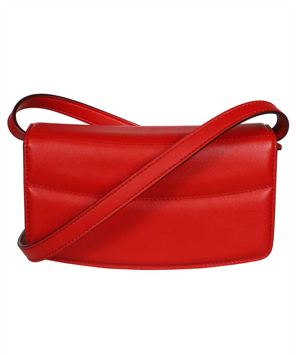 Shop Stella Mccartney S-wave Wallet On Chain In Red