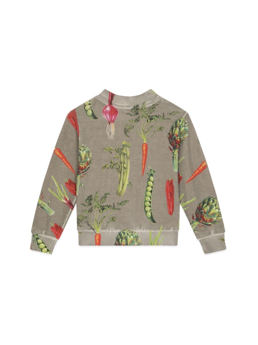 Dolce & Gabbana Crewneck Sweatshirt In Multicolour