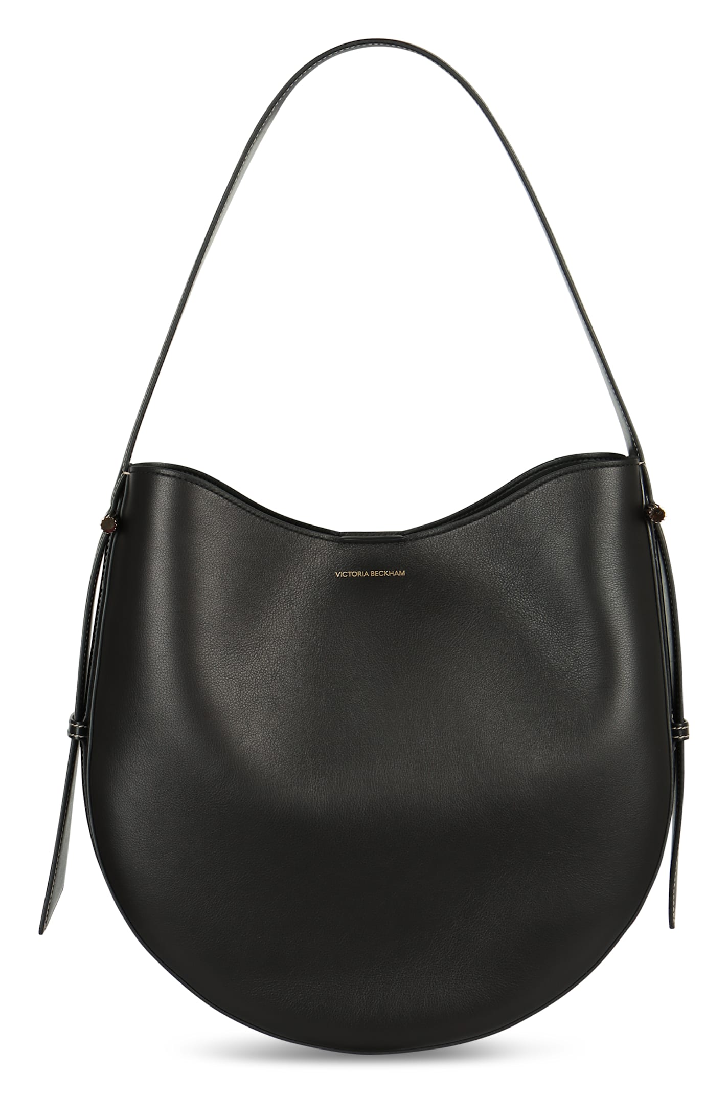 Victoria Beckham Womens Dia Hobo Leather Shoulder Bag Black In Black
