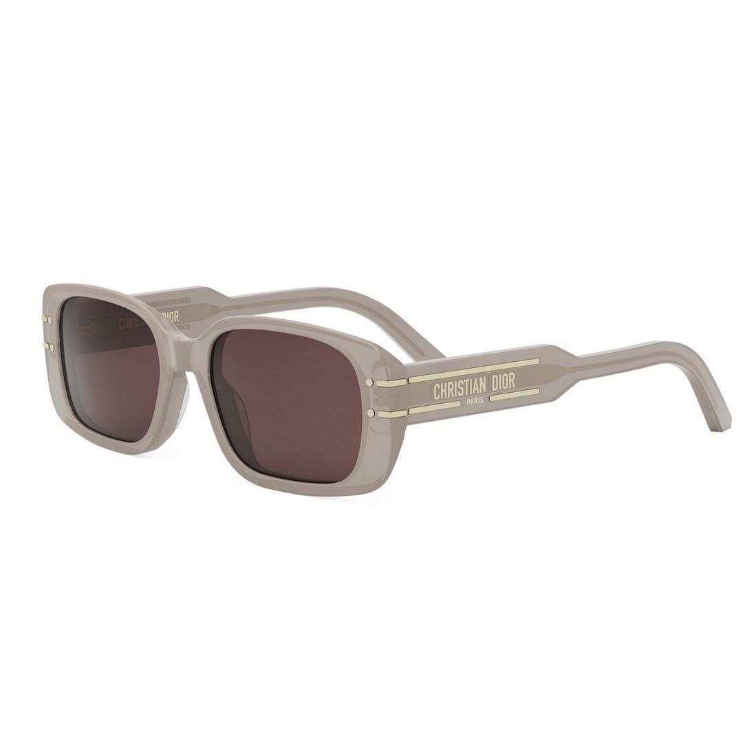 Shop Dior Sunglasses In Beige/marrone