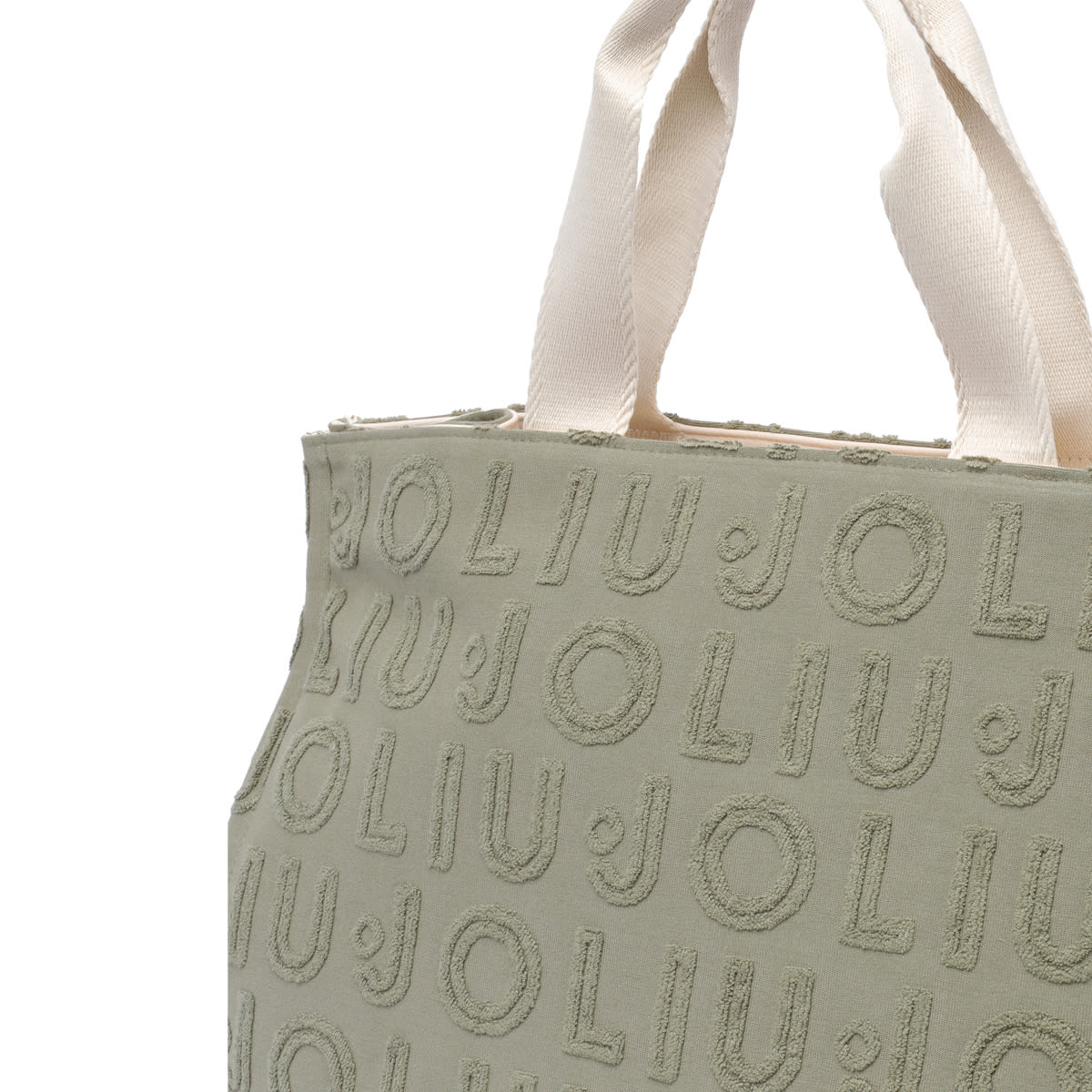 Liu •jo Logo Tote Bag In Green