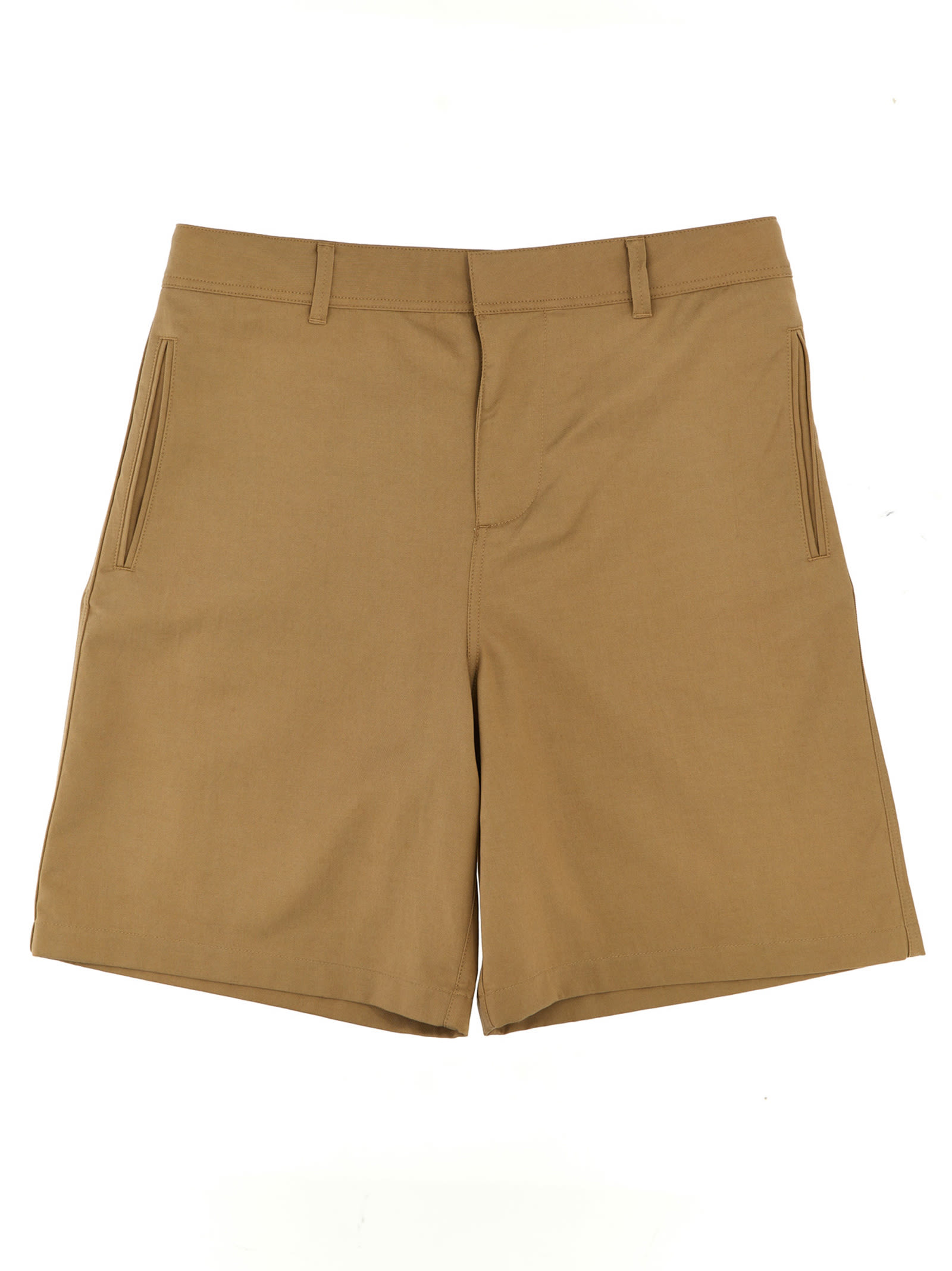 Burberry Oscar Bermuda Shorts In Beige