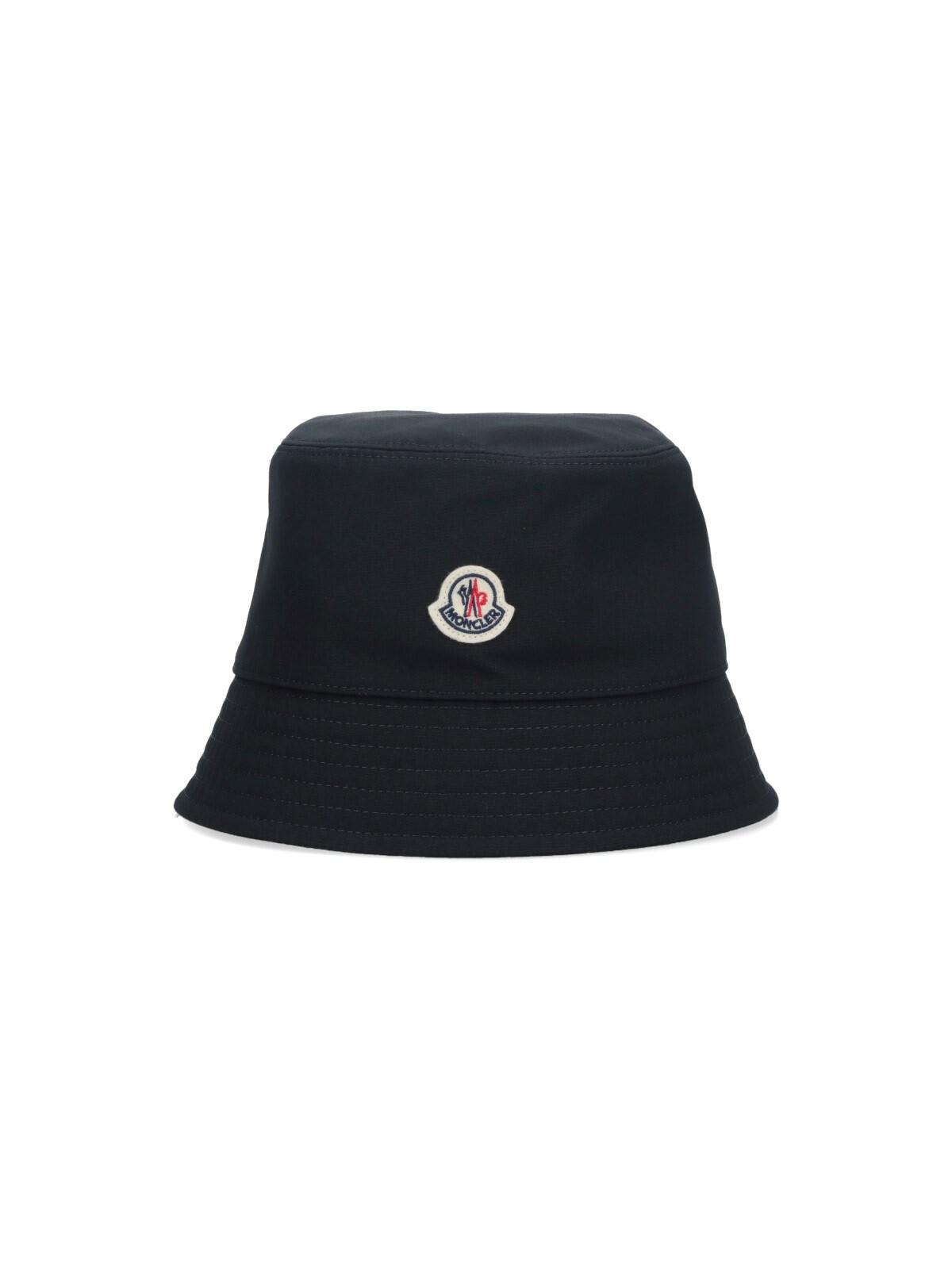 Moncler Logo Bucket Hat In Beige