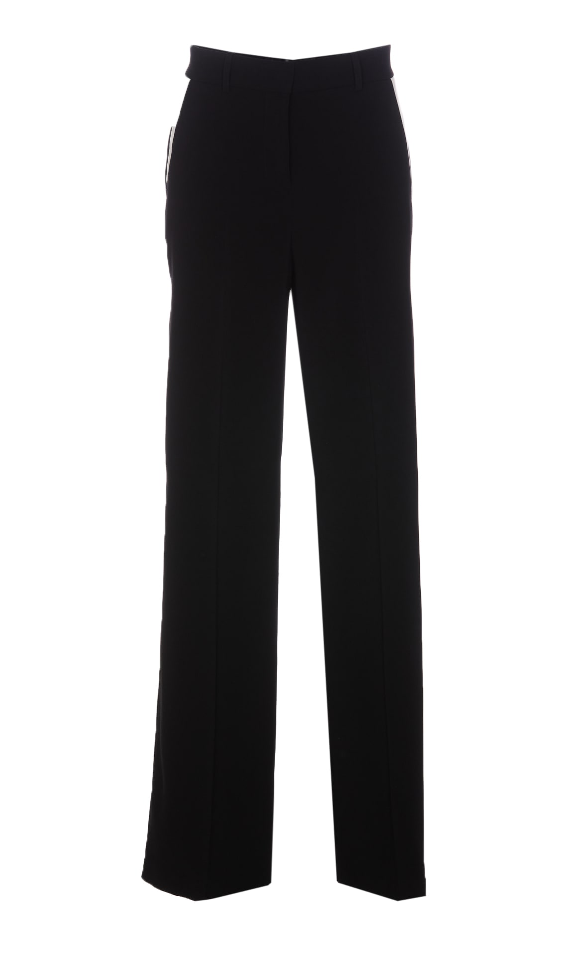 Shop Pinko Ottetto Pants In Nero Ecru