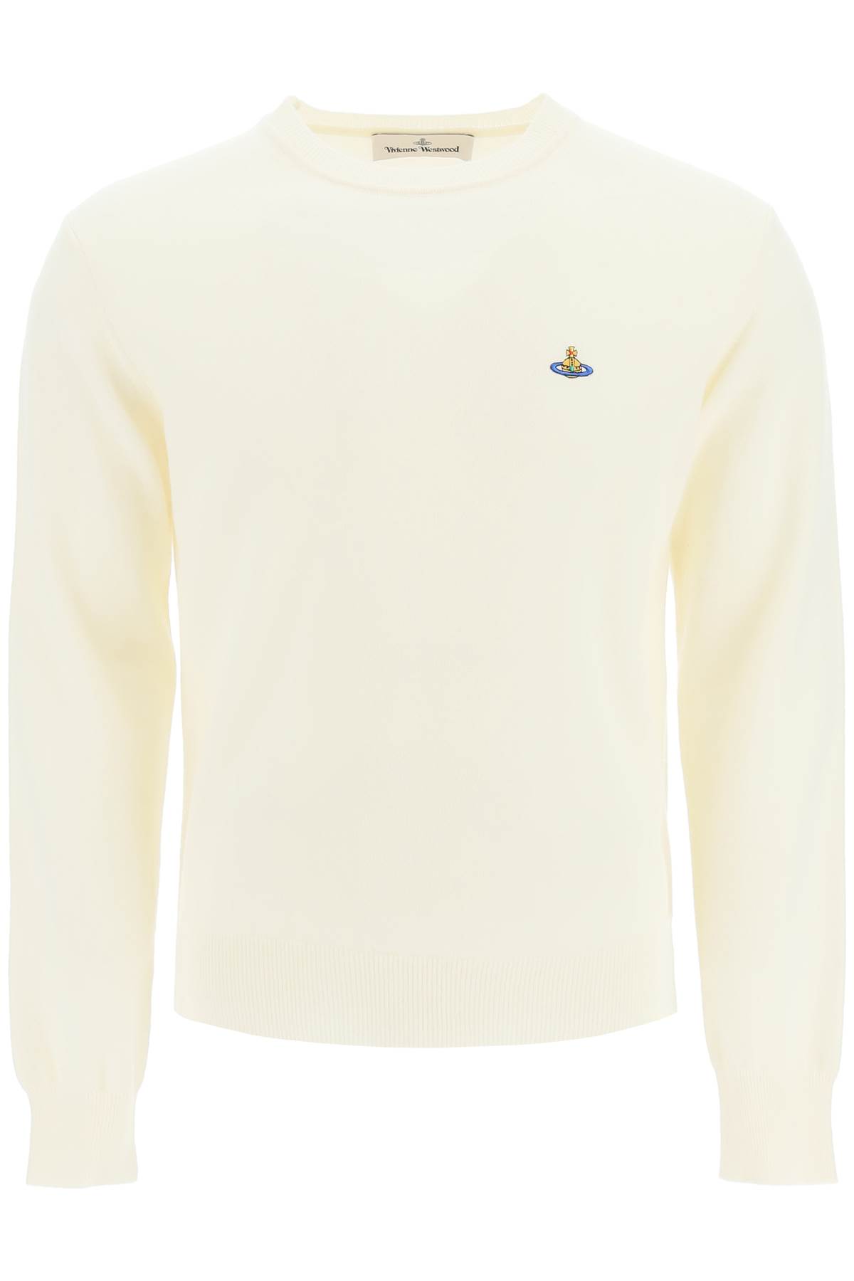 VIVIENNE WESTWOOD ORB EMBROIDERY WOOL AND CASHMERE SWEATER