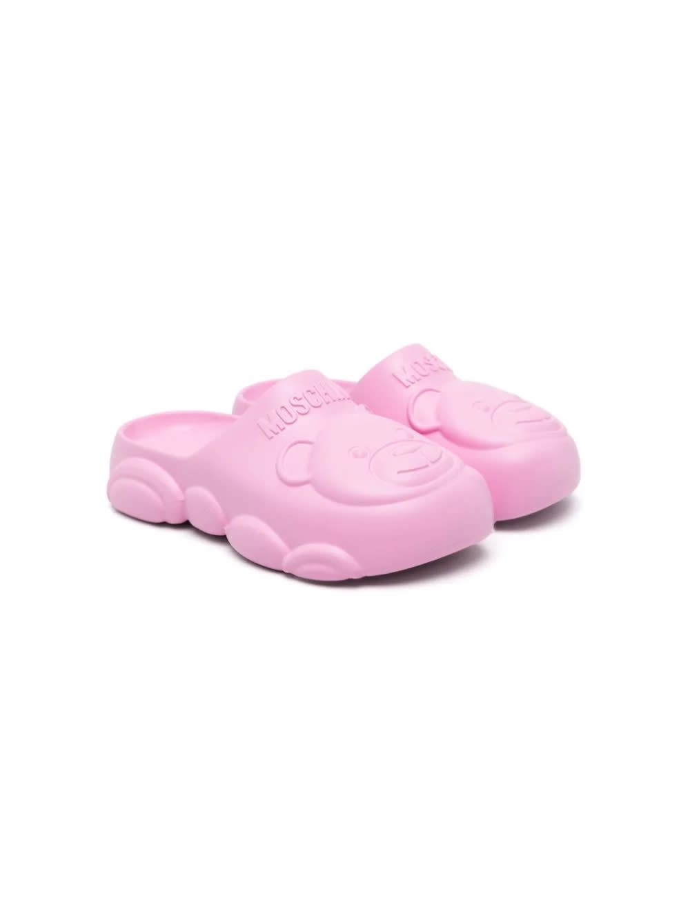 Shop Moschino Sandali Gummy Con Motivo Teddy-bear In Pink