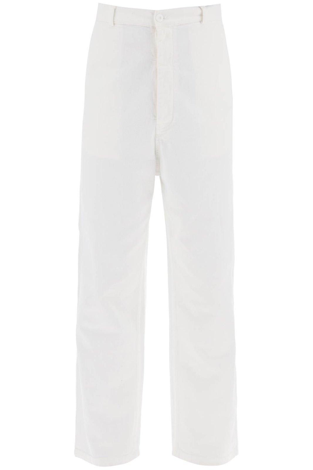 Mid-rise Straight-leg Trousers