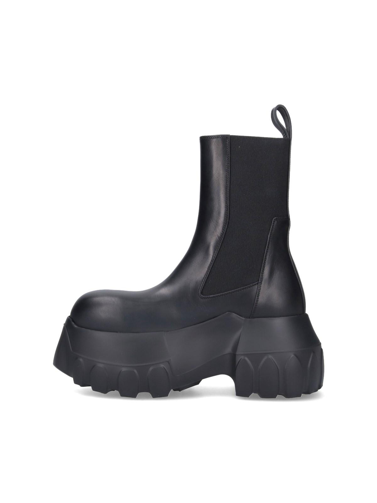 Shop Rick Owens Porterville Platform Boots In Black