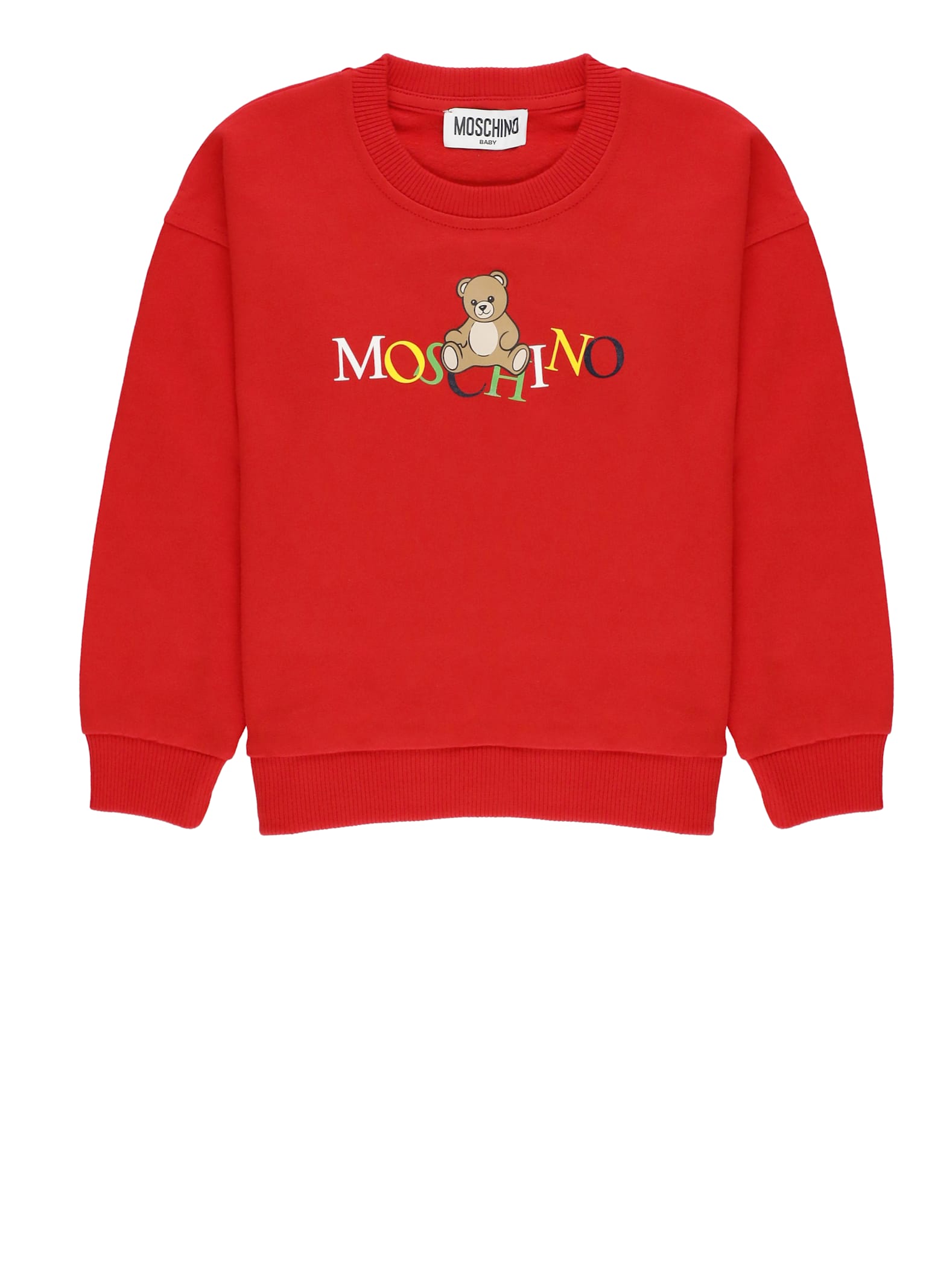 Moschino Teddy Sweatshirt In Animal Print