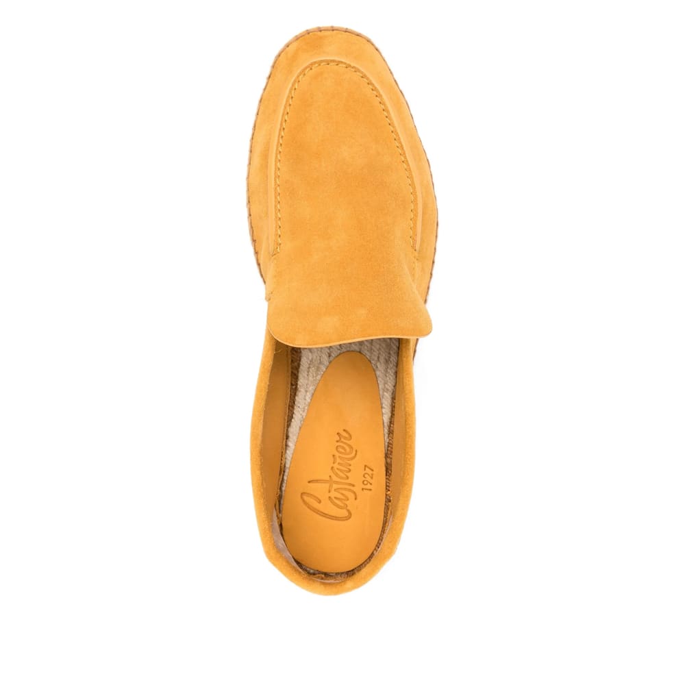 Castaã±er Suede Espadrilles In Yellow