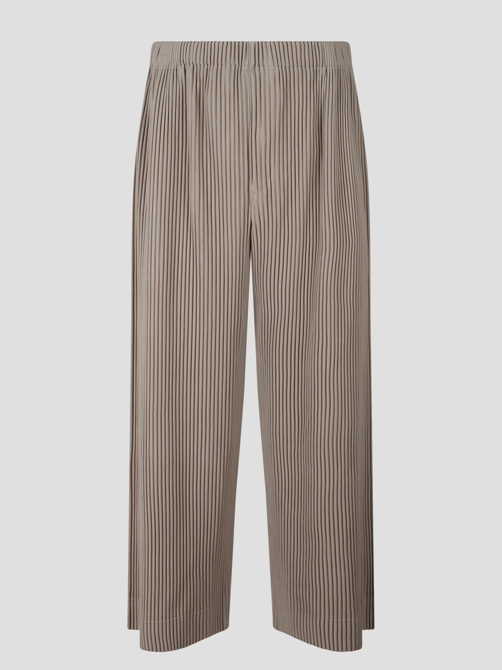 Shop Issey Miyake Mc September Trousers In Nude & Neutrals