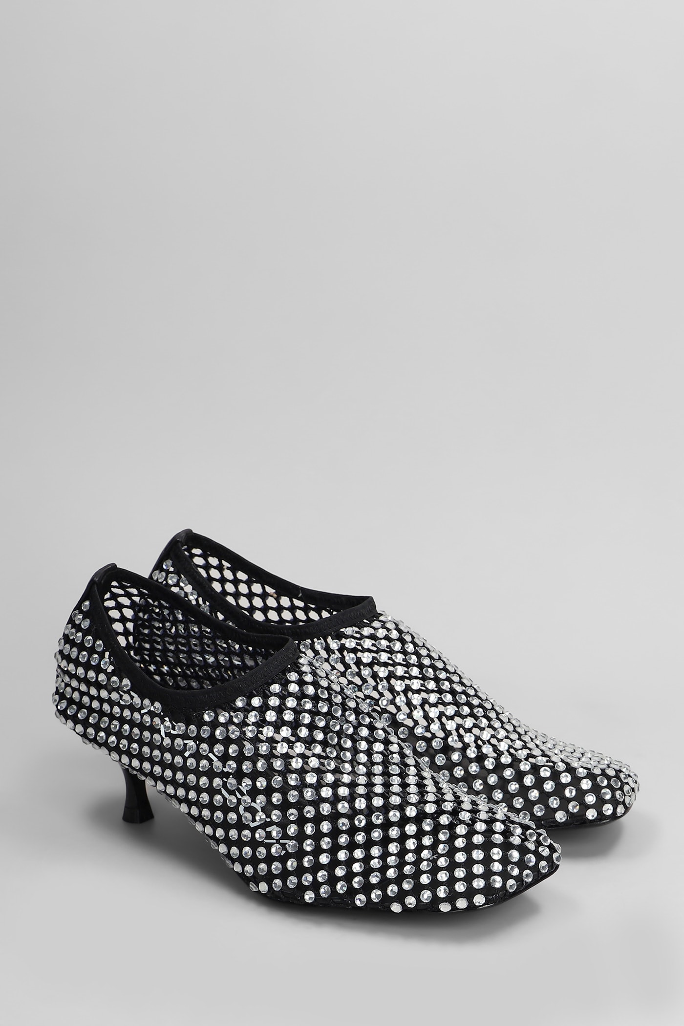 STRATEGIA PUMPS IN BLACK LEATHER