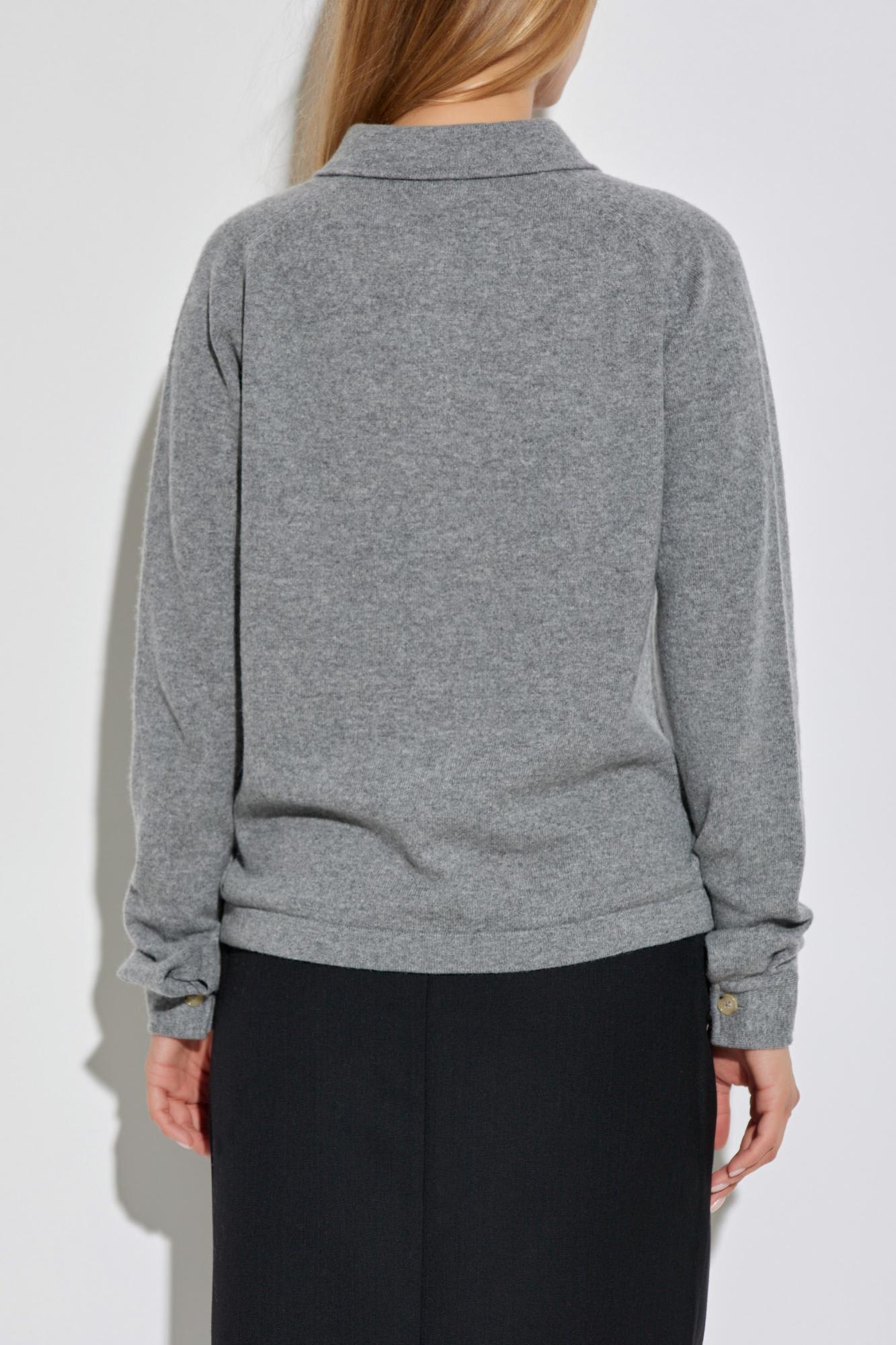 Totême Toteme Cashmere Cardigan In Gray