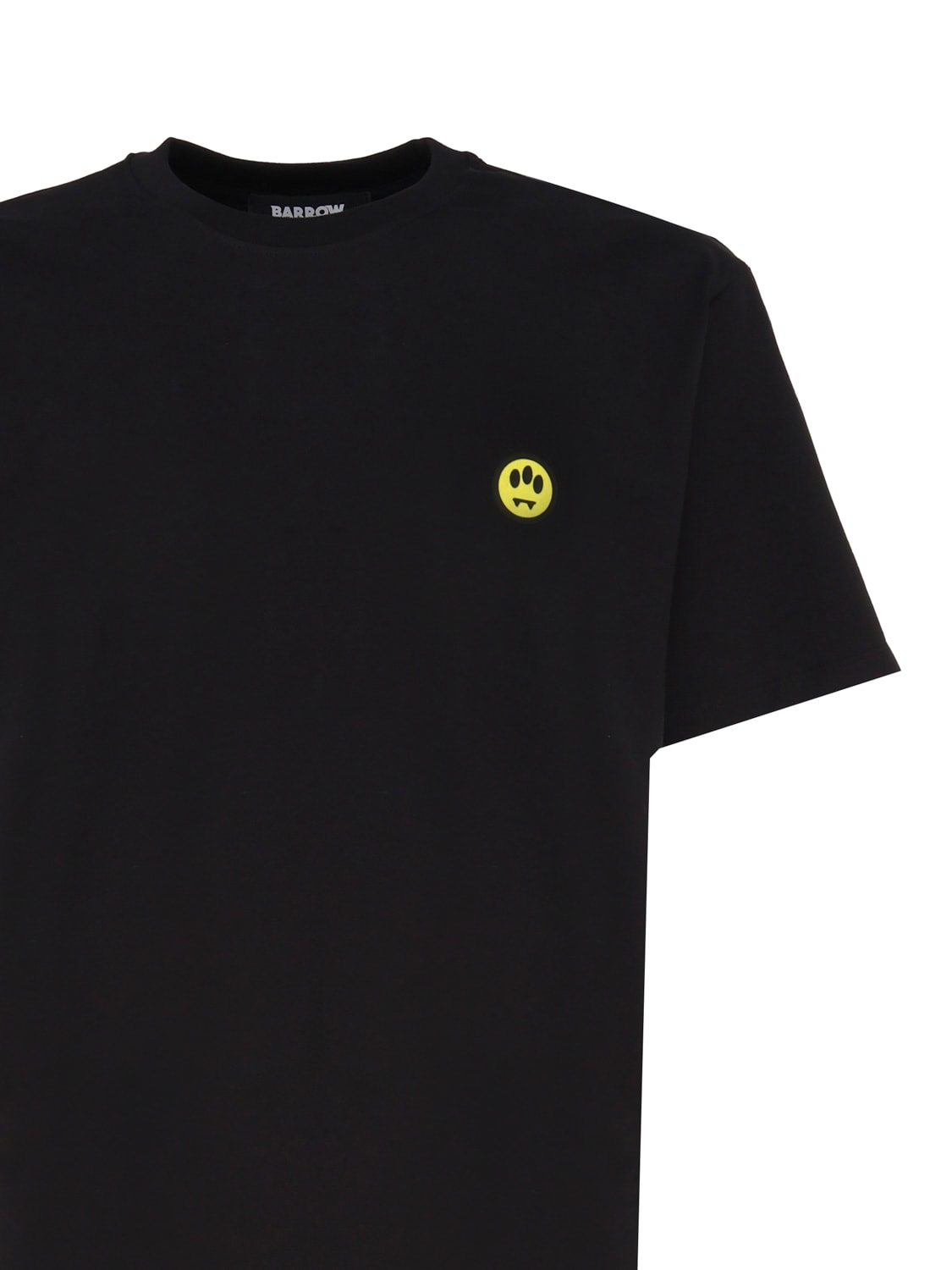 Shop Barrow T-shirt With Smiley Logo In Black