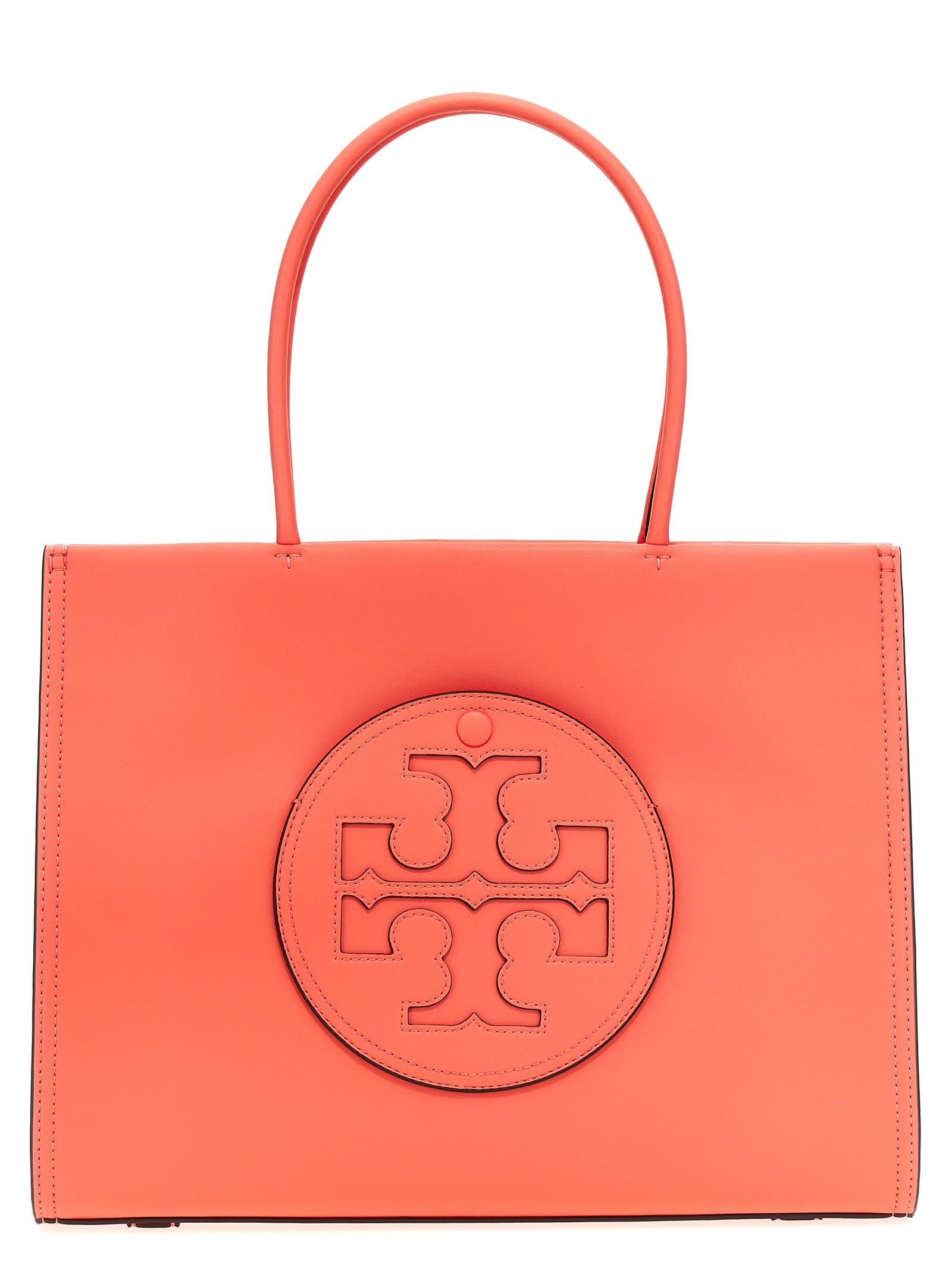 Shop Tory Burch Ella Bio Small Shopping Bag In Orange