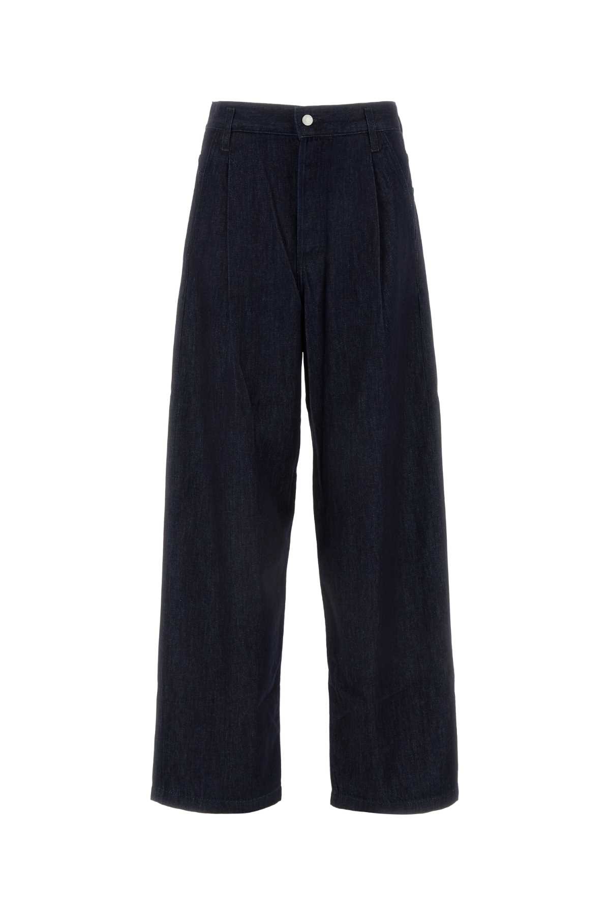 Shop Dries Van Noten Denim Wide-leg Jeans In Indigo