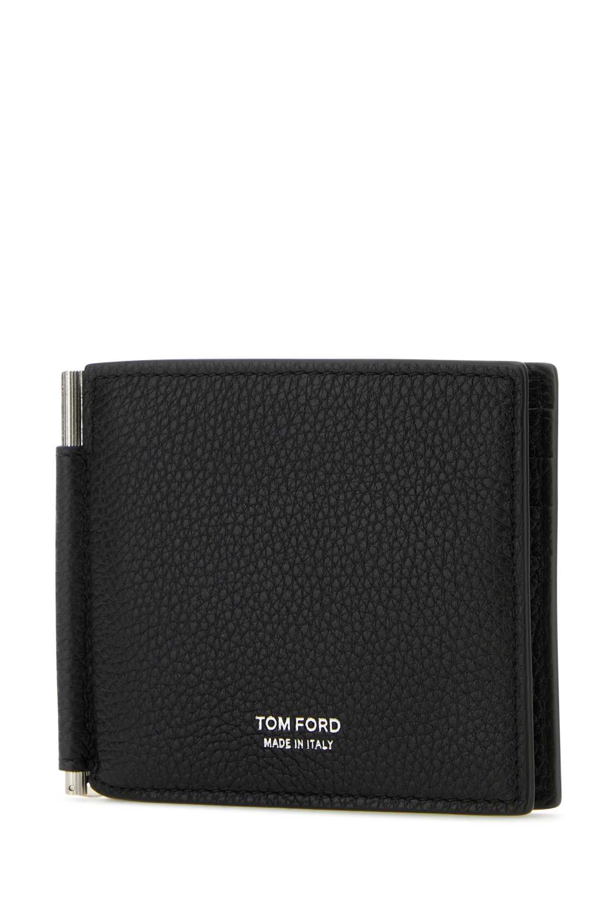 Tom Ford Leather Wallet In Black