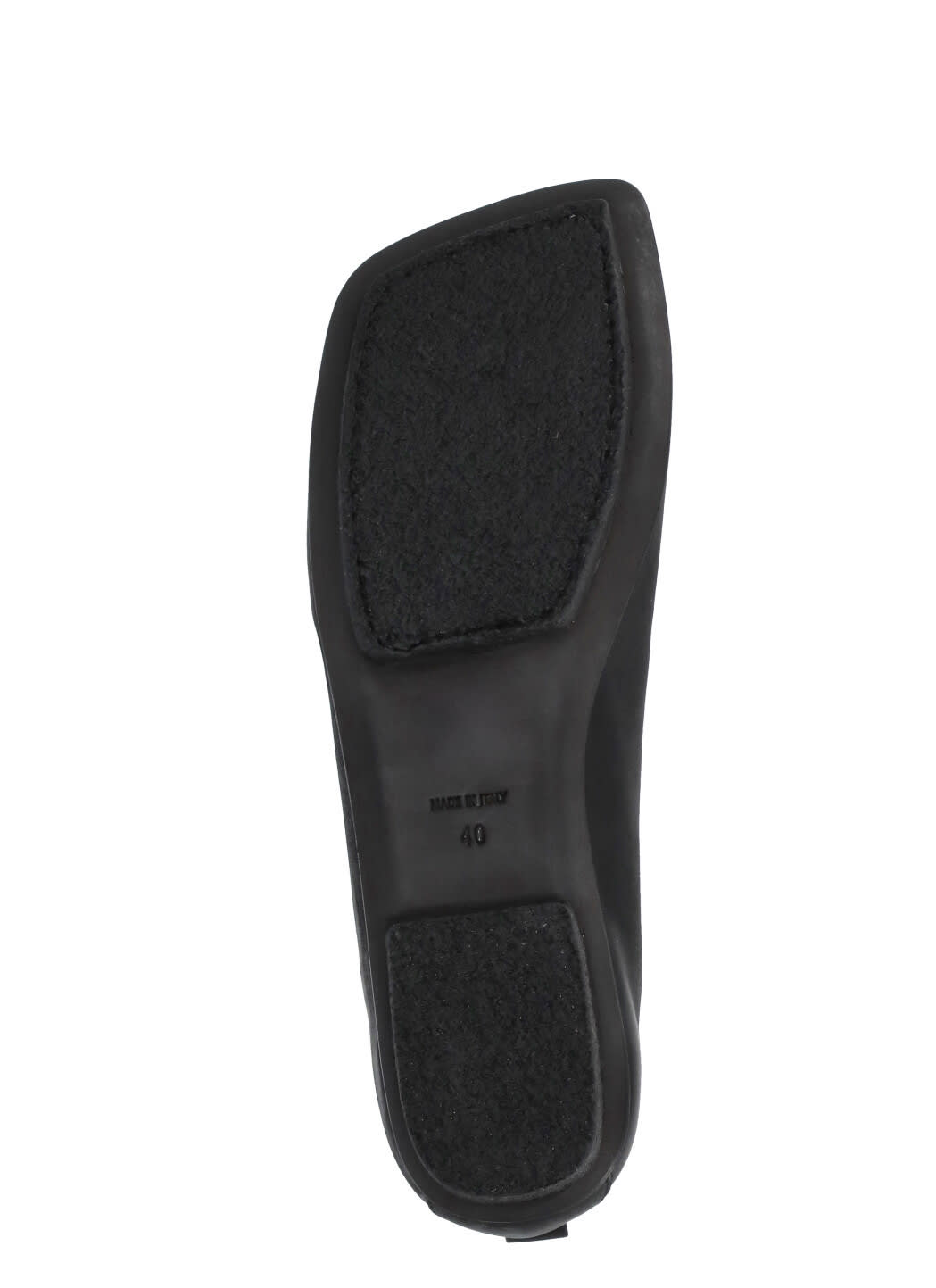 Uma Wang Leather Ballet Flats With An Asymmetric Toe.