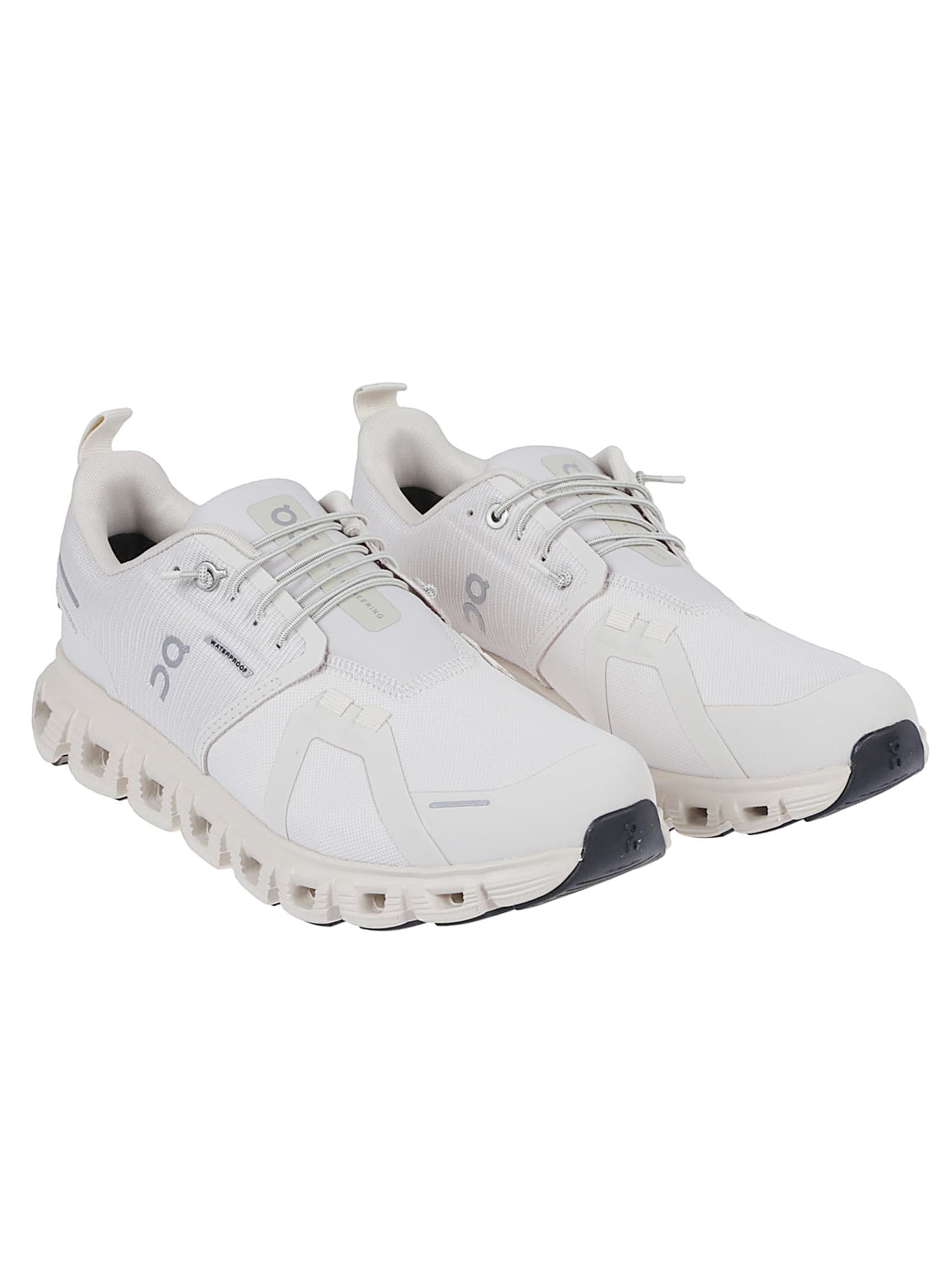 On Pearl Cream White Textile Cloud 6 Wp Sneakers In White