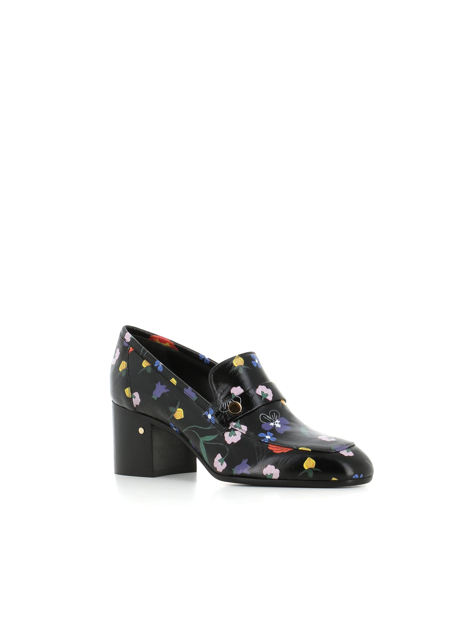 Shop Laurence Dacade Loafer Tracy In Nero/multicolor