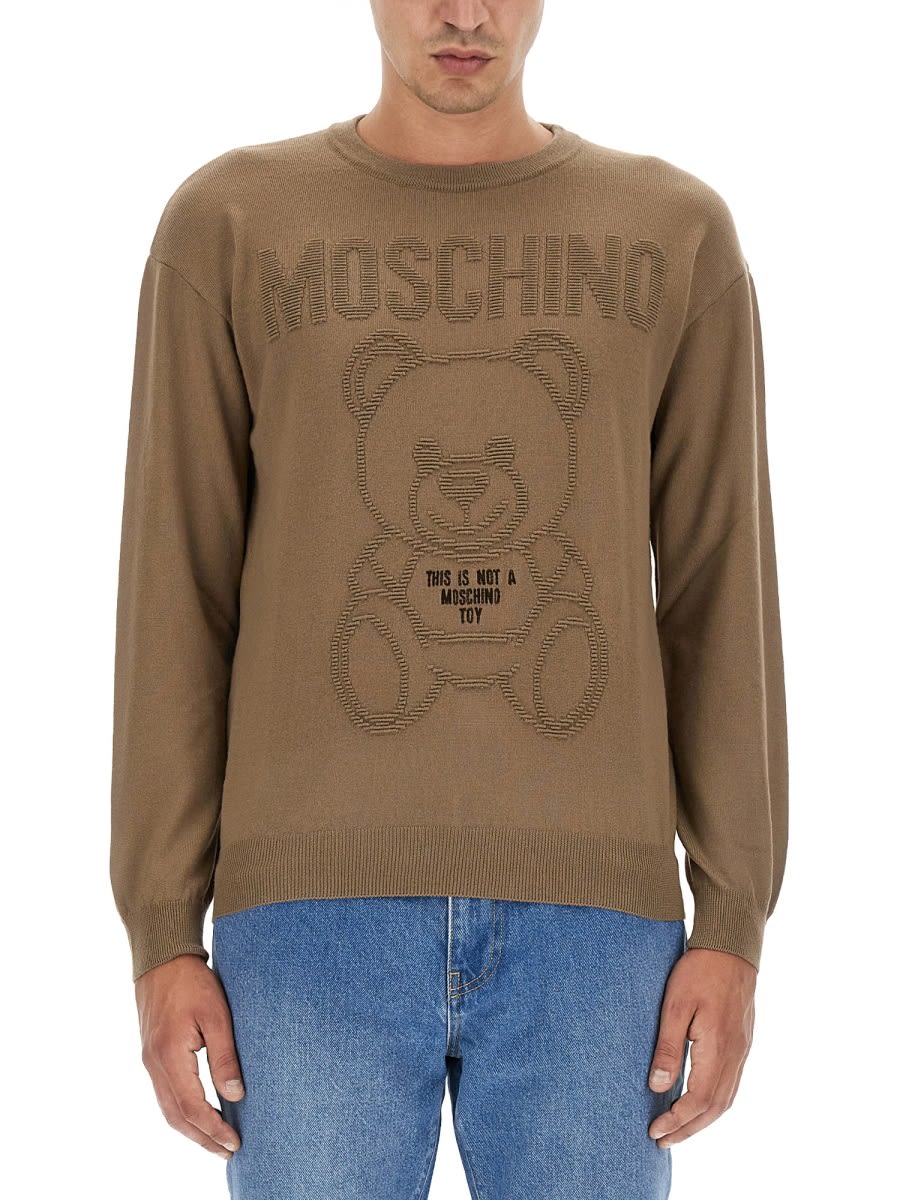 MOSCHINO JERSEY WITH LOGO 