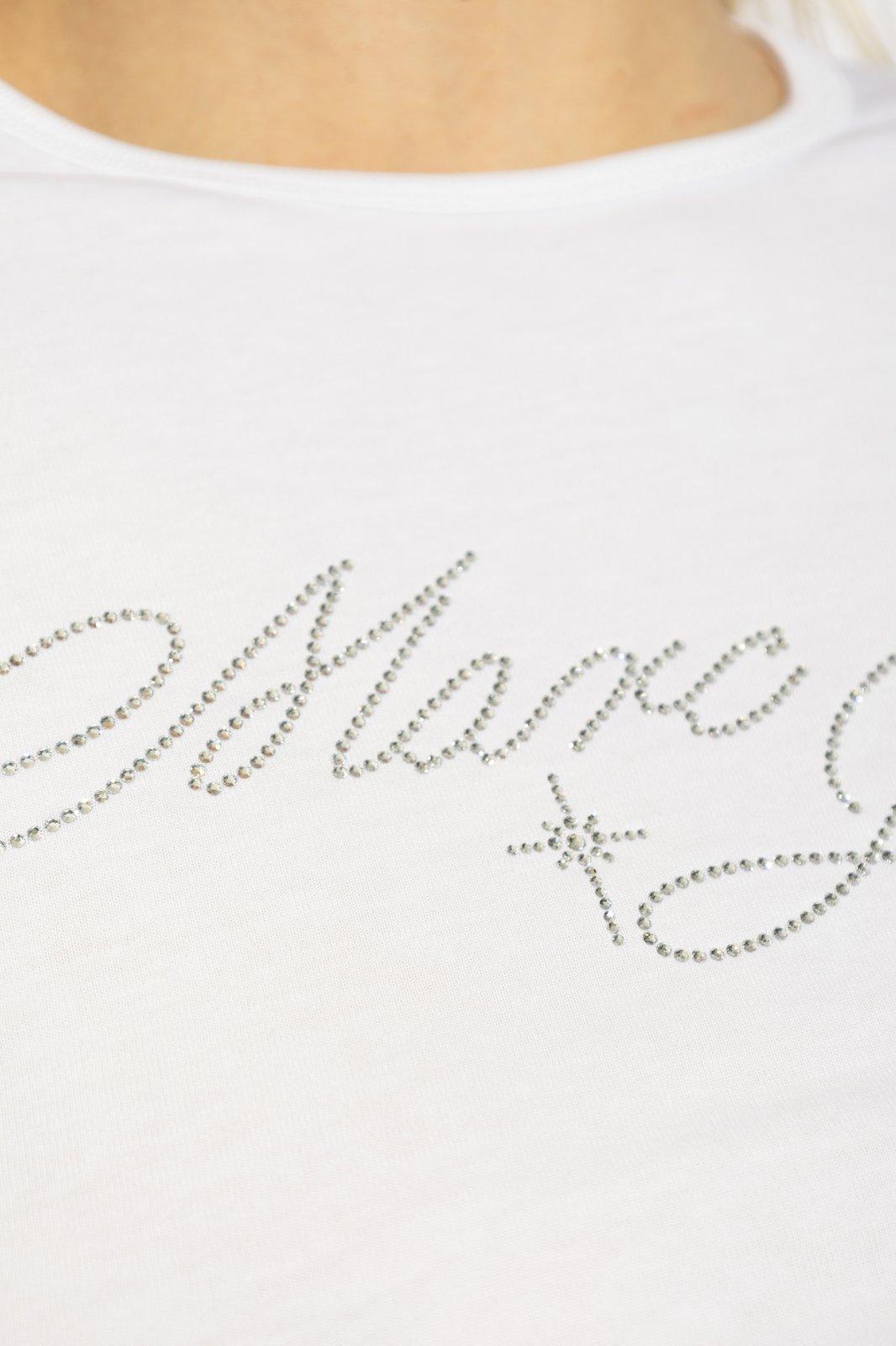 Marc Jacobs Crystal Logo T-shirt