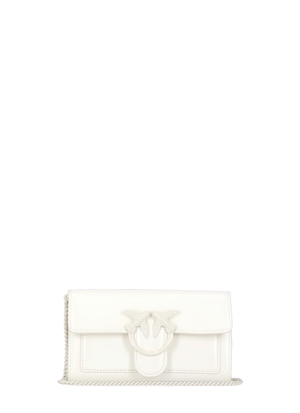 Shop Pinko Love Color Block Wallet In White