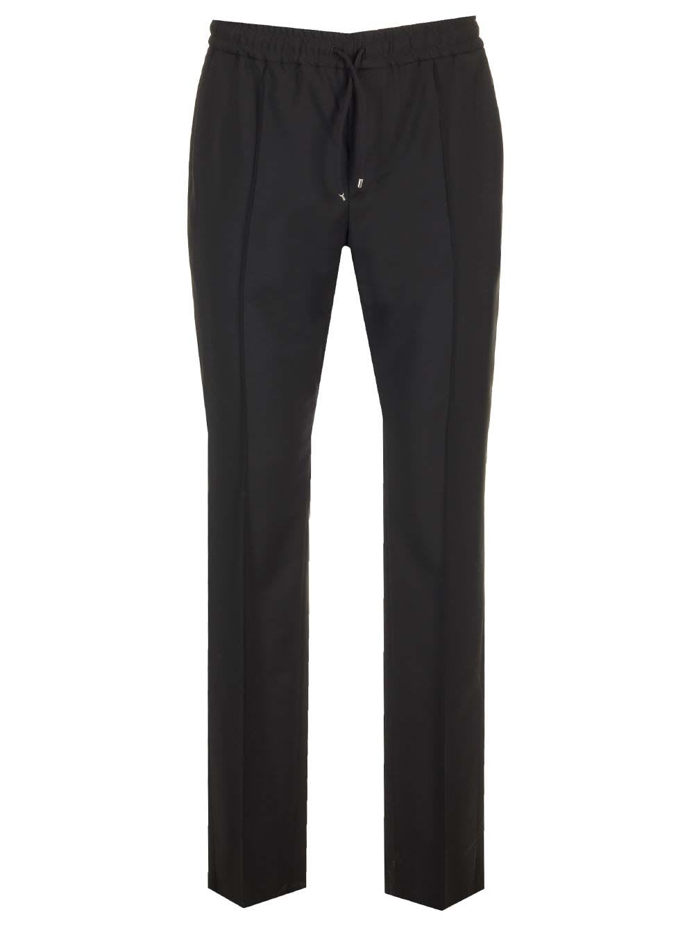 Shop Valentino Jogging Trousers In Nero