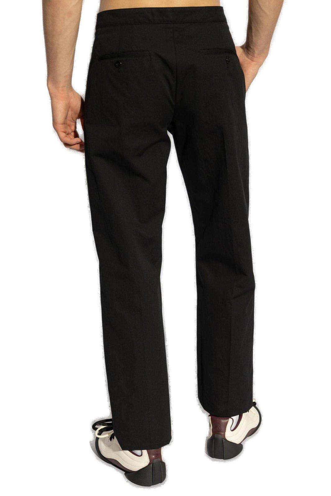 Alexander Mcqueen Straight-leg Tailored Trousers In Black